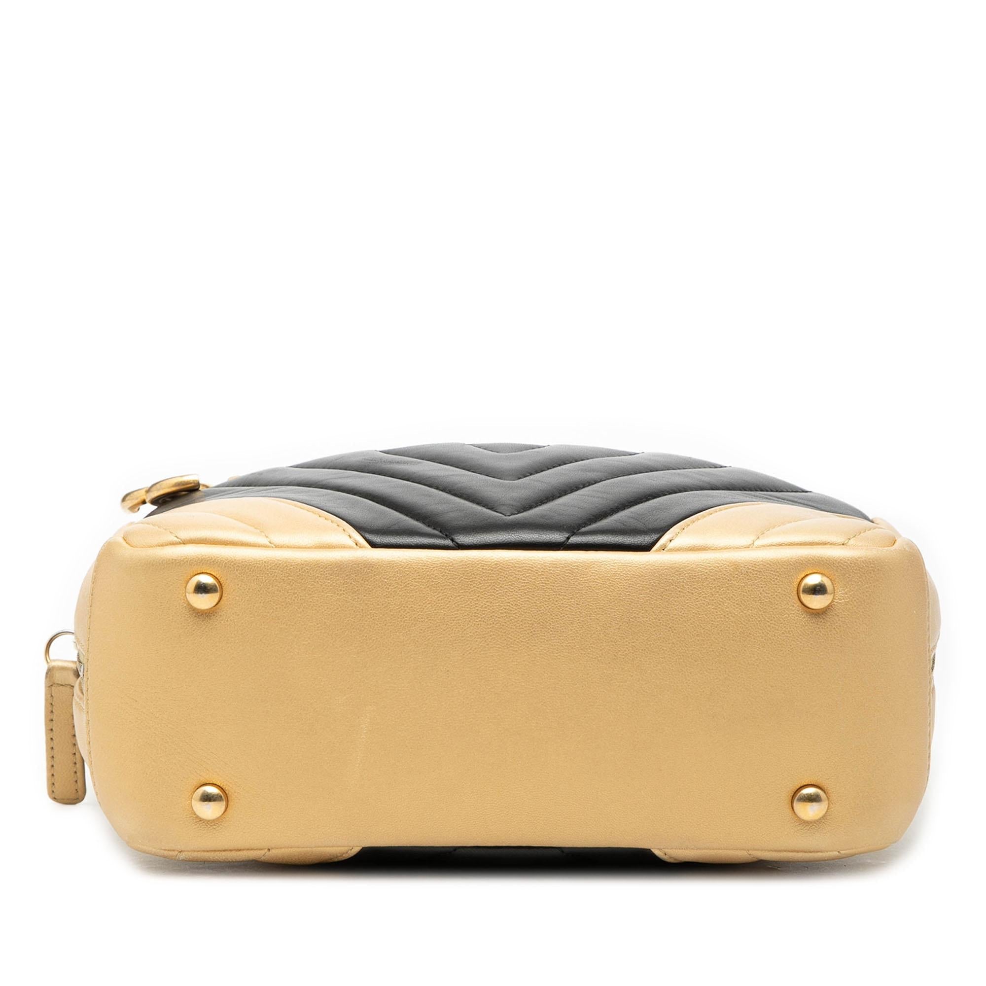 Chanel CC Chevron Lambskin Camera Shoulder Bag
