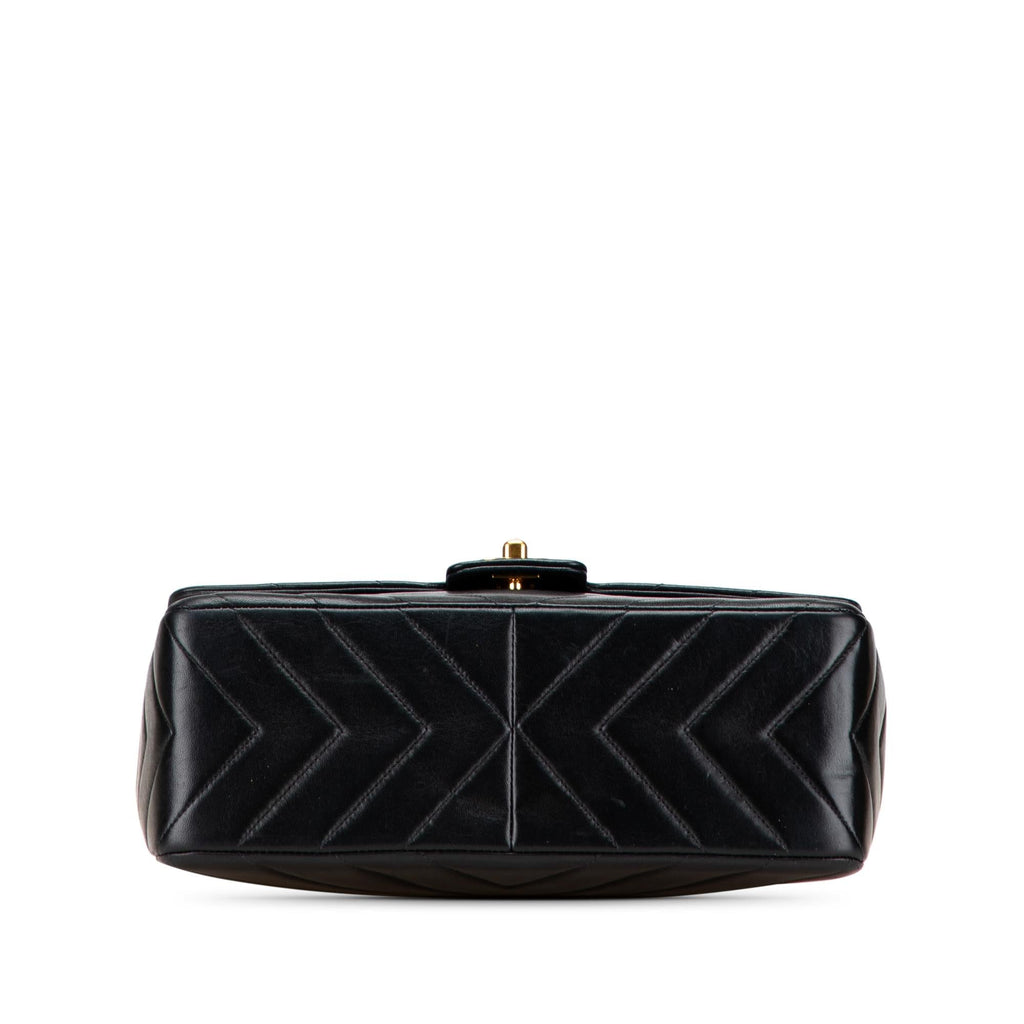 Chanel CC Chevron Lambskin Flap