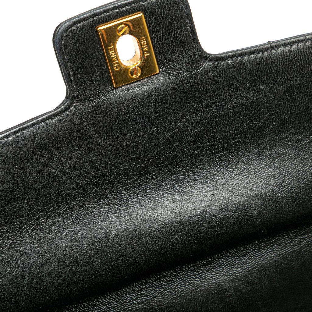 Chanel CC Chevron Lambskin Flap