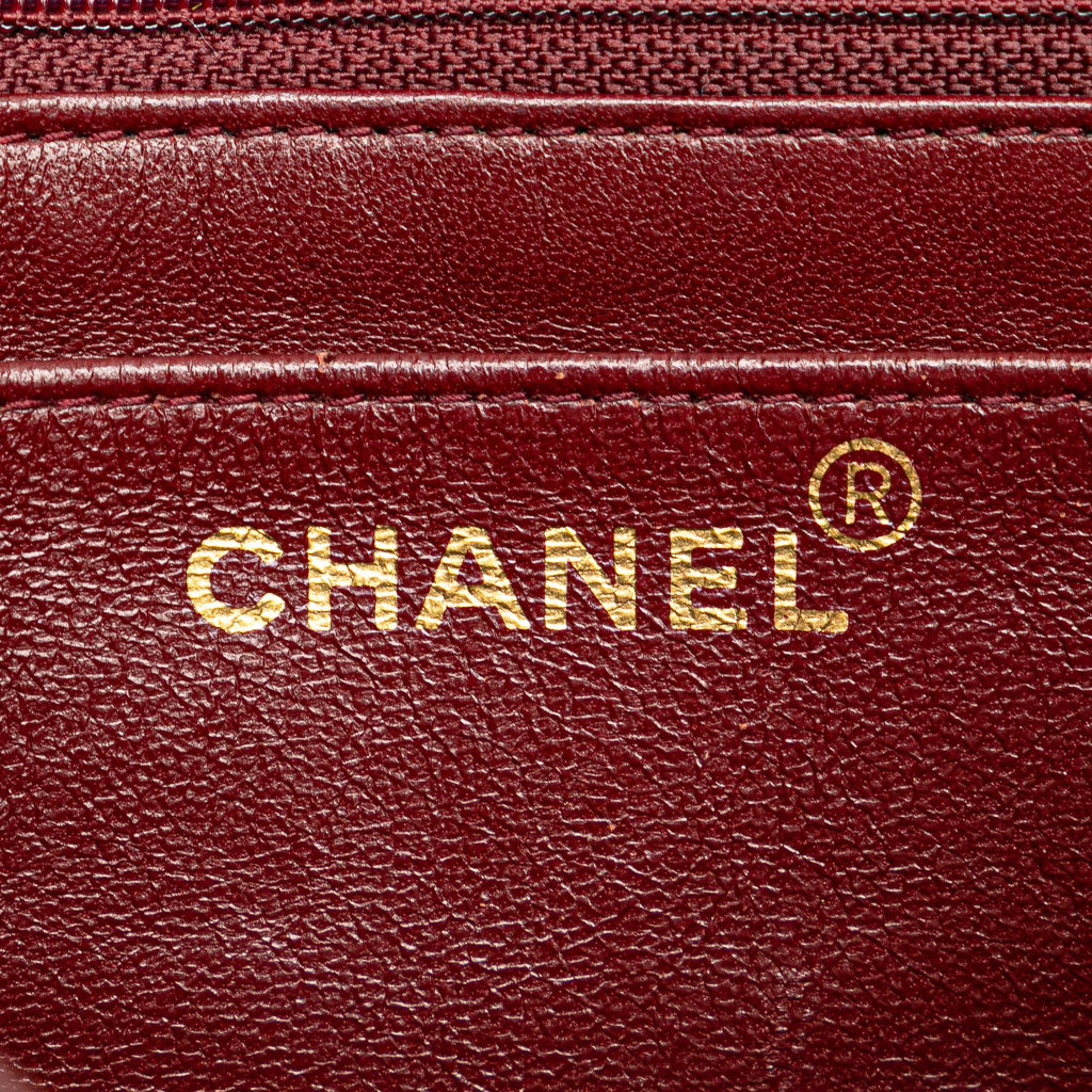 Chanel CC Chevron Lambskin Flap