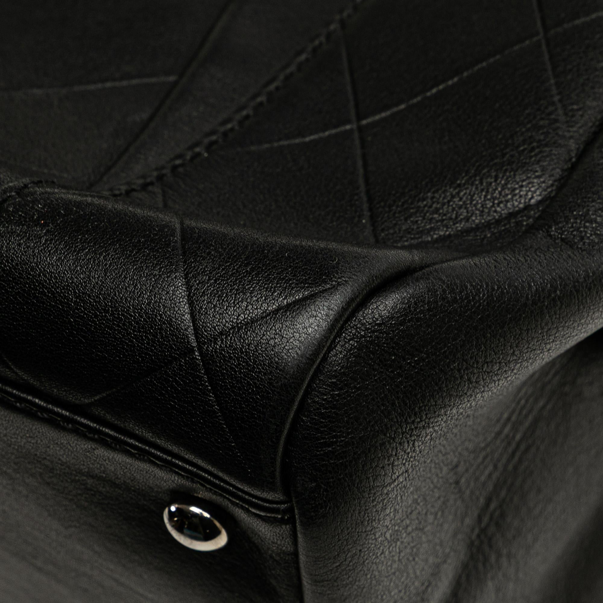 Chanel CC Chevron Quilted Lambskin Boston