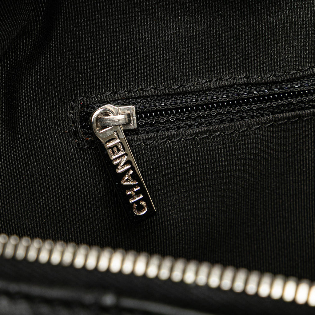 Chanel CC Chevron Quilted Lambskin Boston