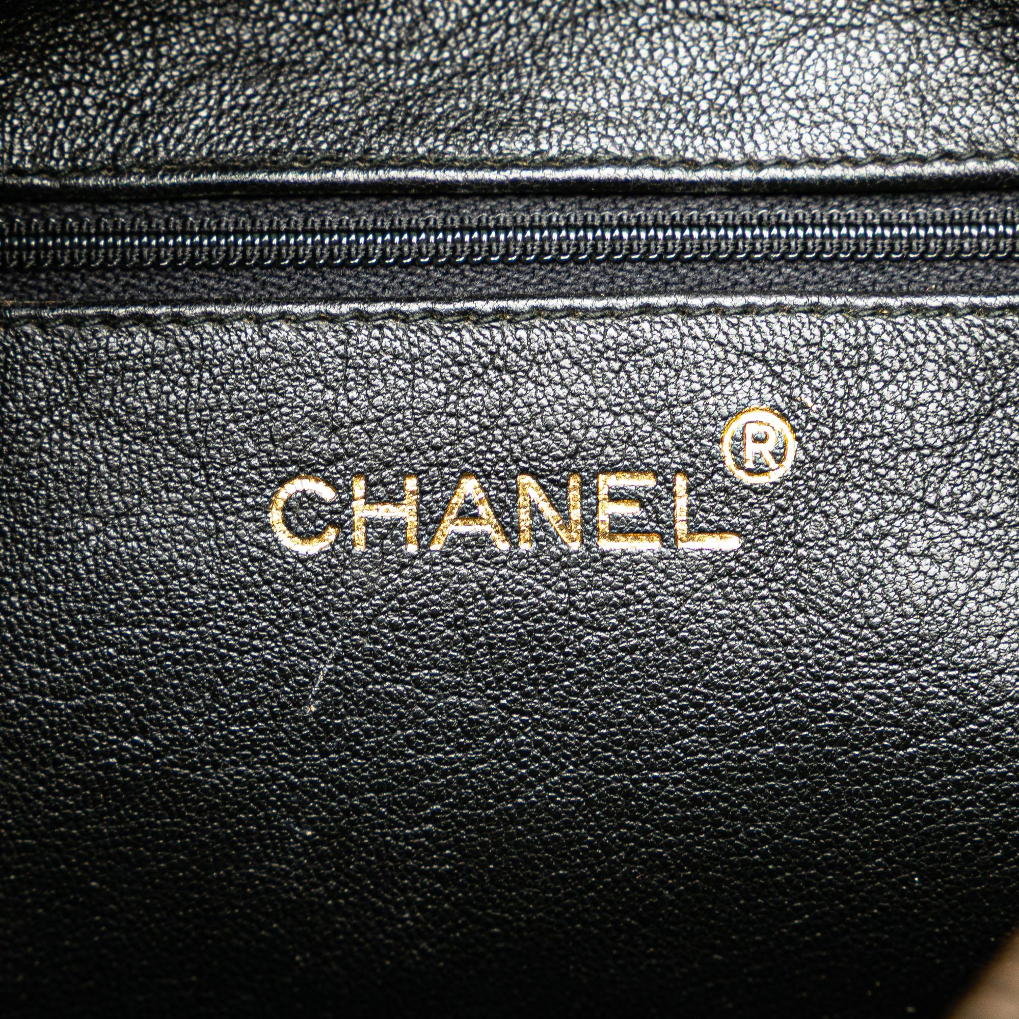 Chanel CC Chevron Quilted Lambskin Tassel Camera Case