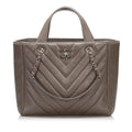 Chanel CC Chevron Satchel (SHG-yfcvAU)