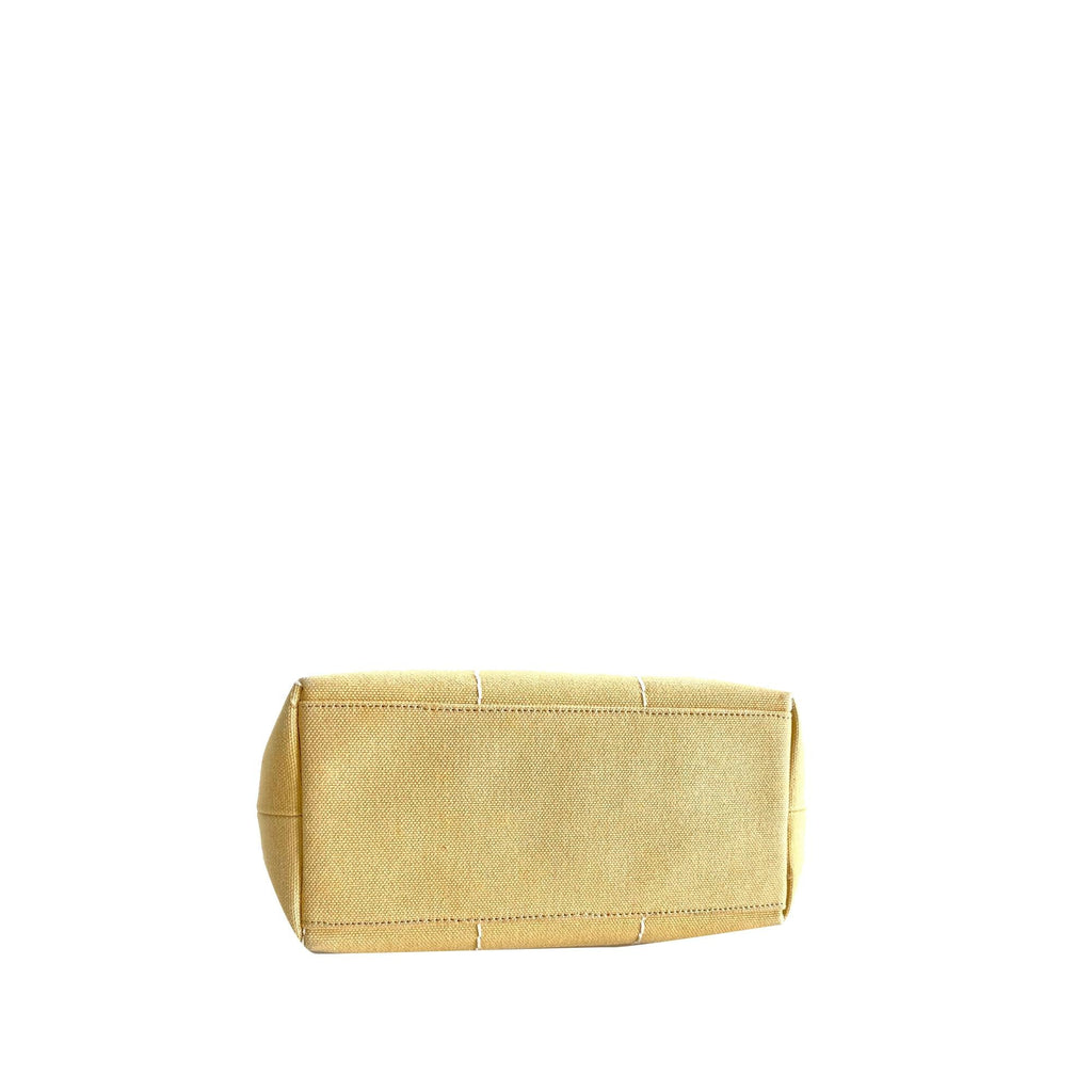 Chanel CC Choco Bar Canvas Handbag (SHG-l1xEqX)