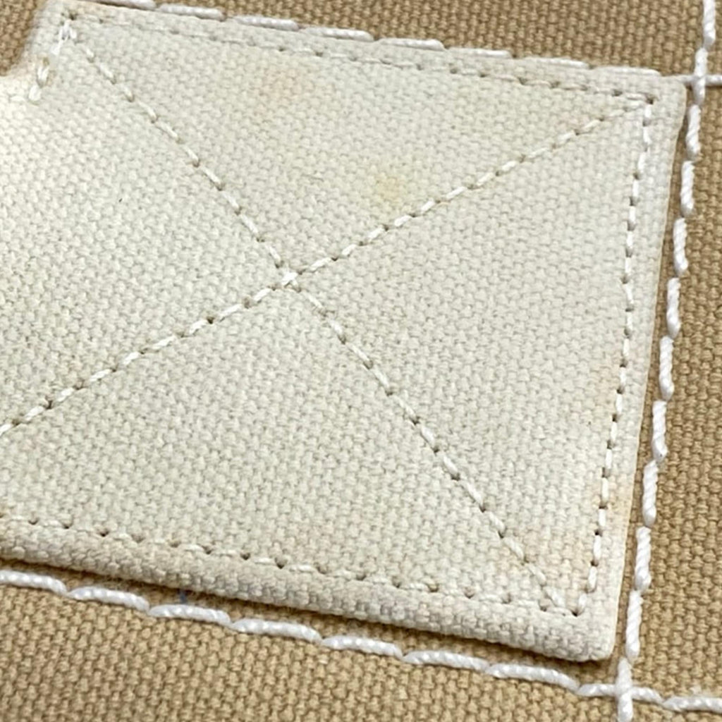 Chanel CC Choco Bar Canvas Handbag (SHG-l1xEqX)