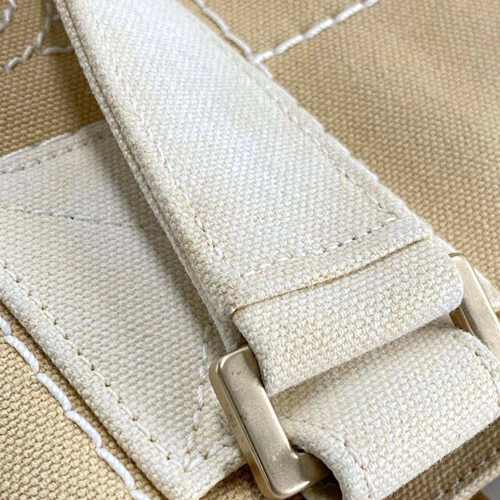Chanel CC Choco Bar Canvas Handbag (SHG-l1xEqX)