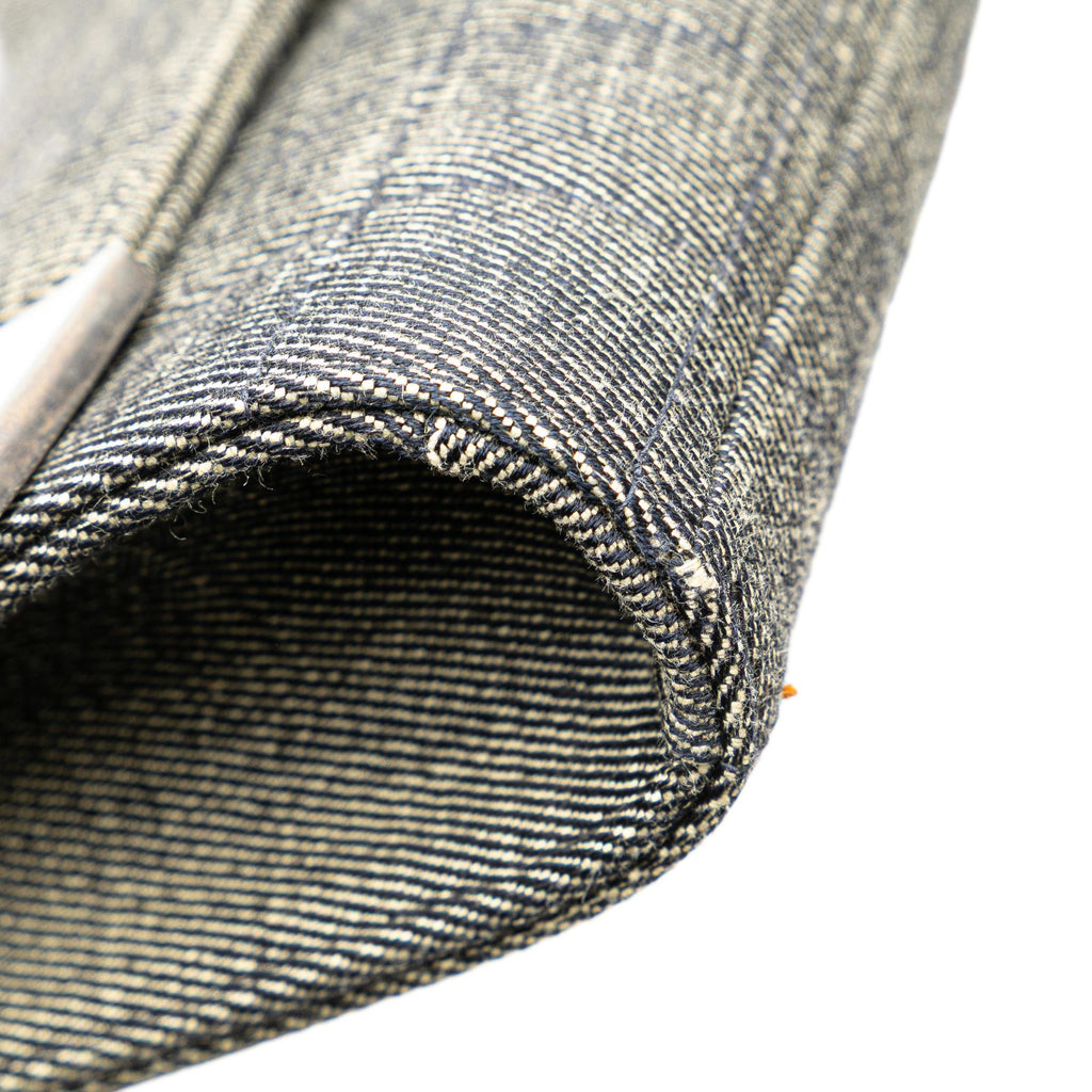 Chanel CC Choco Bar Denim Chain Flap