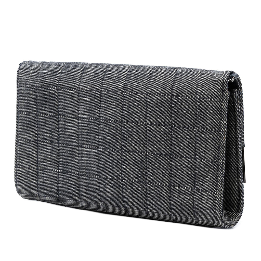 Chanel CC Choco Bar Denim Chain Flap