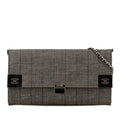 Chanel CC Choco Bar Denim Chain Flap