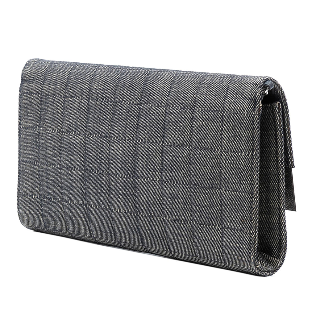 Chanel CC Choco Bar Denim Chain Flap