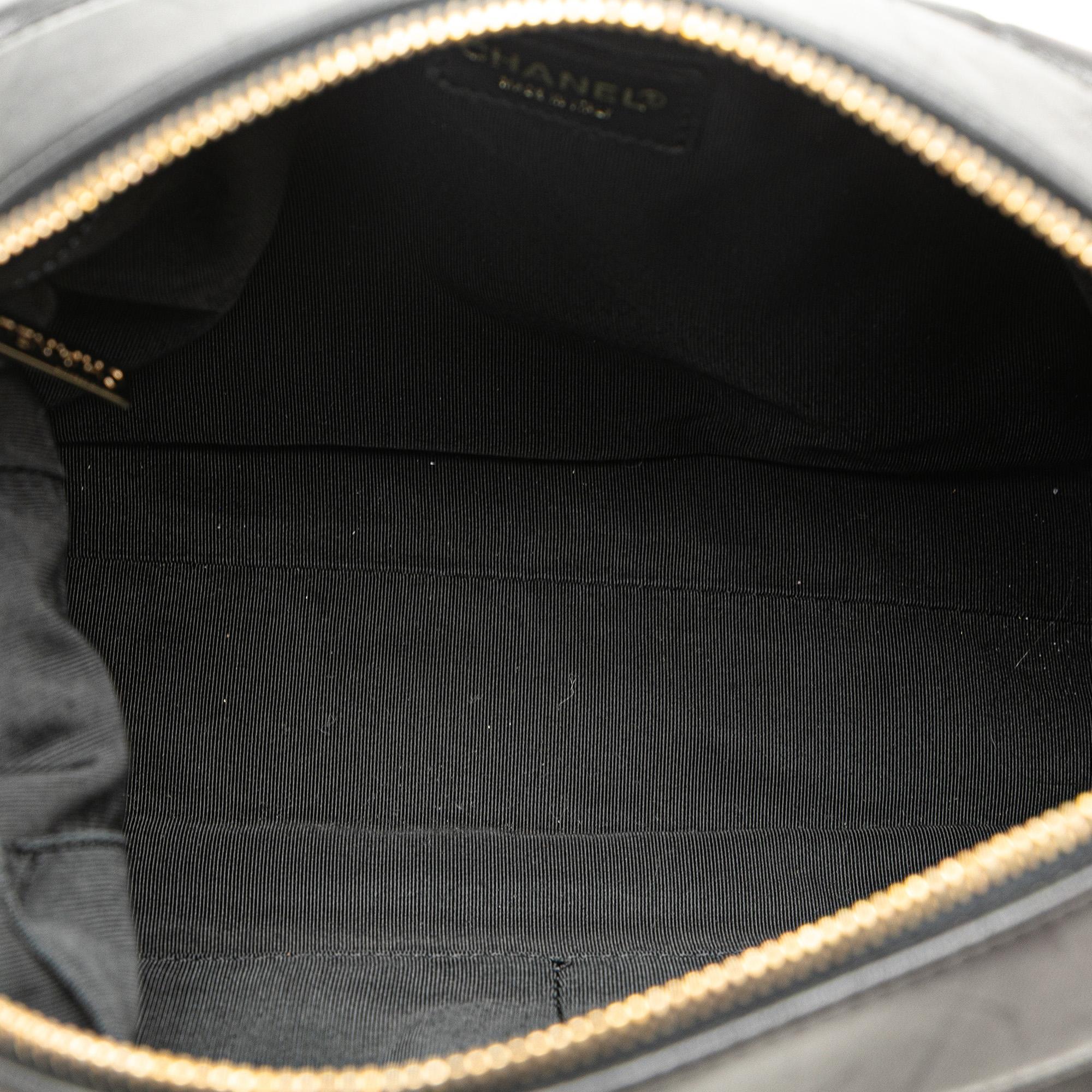 Chanel CC Choco Bar Lambskin Shoulder Bag