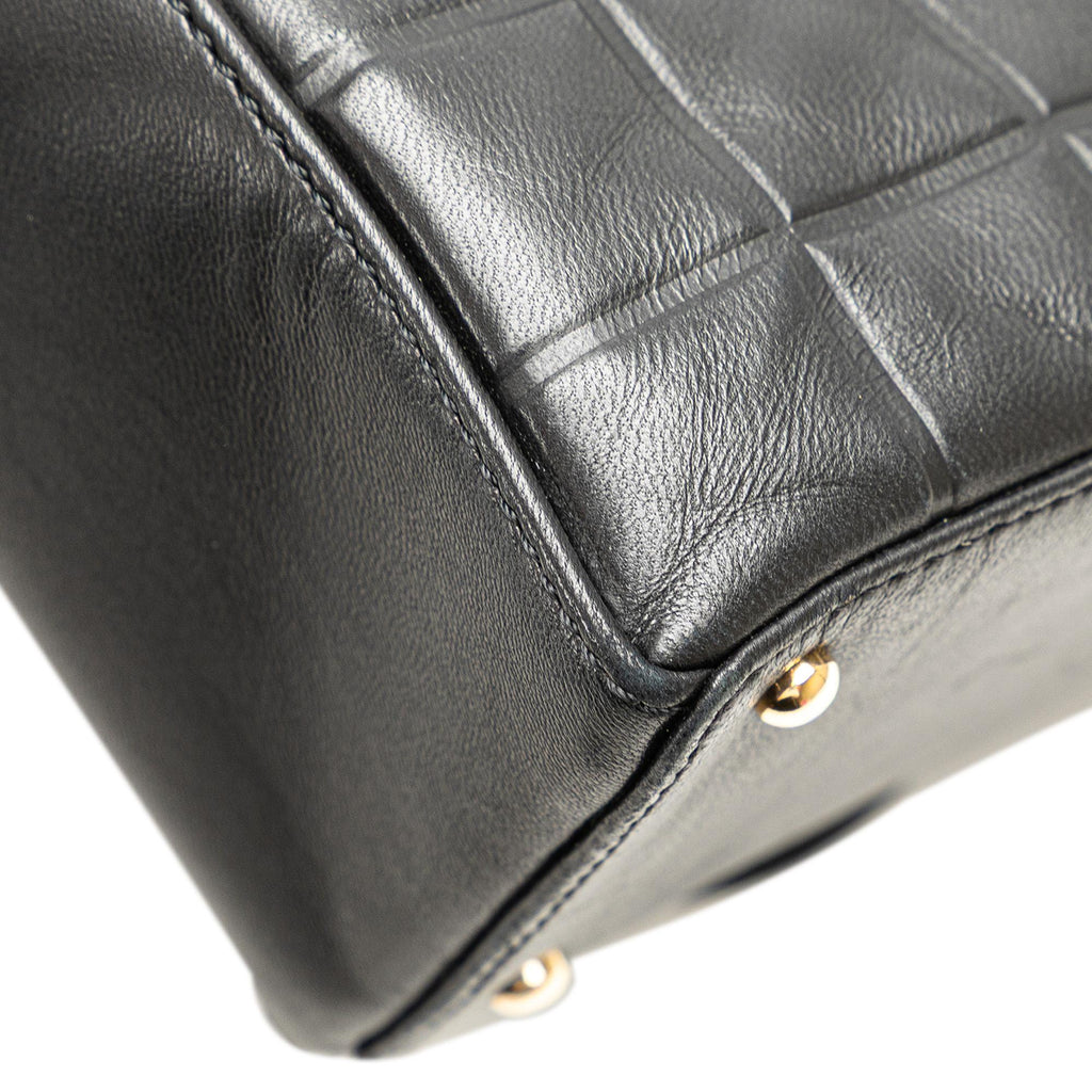 Chanel CC Choco Bar Lambskin Shoulder Bag