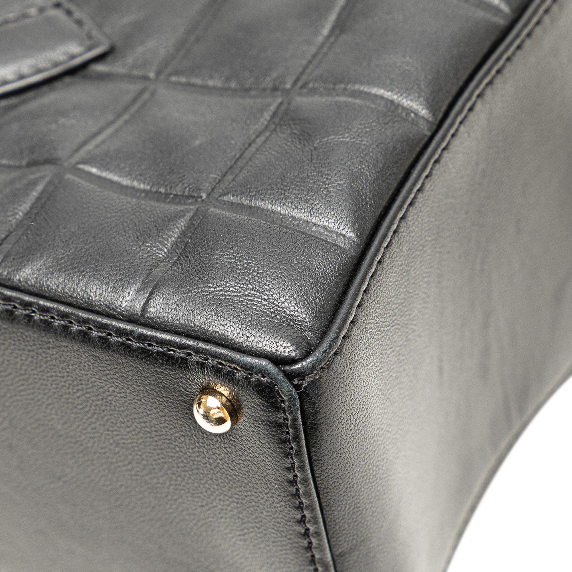 Chanel CC Choco Bar Lambskin Shoulder Bag