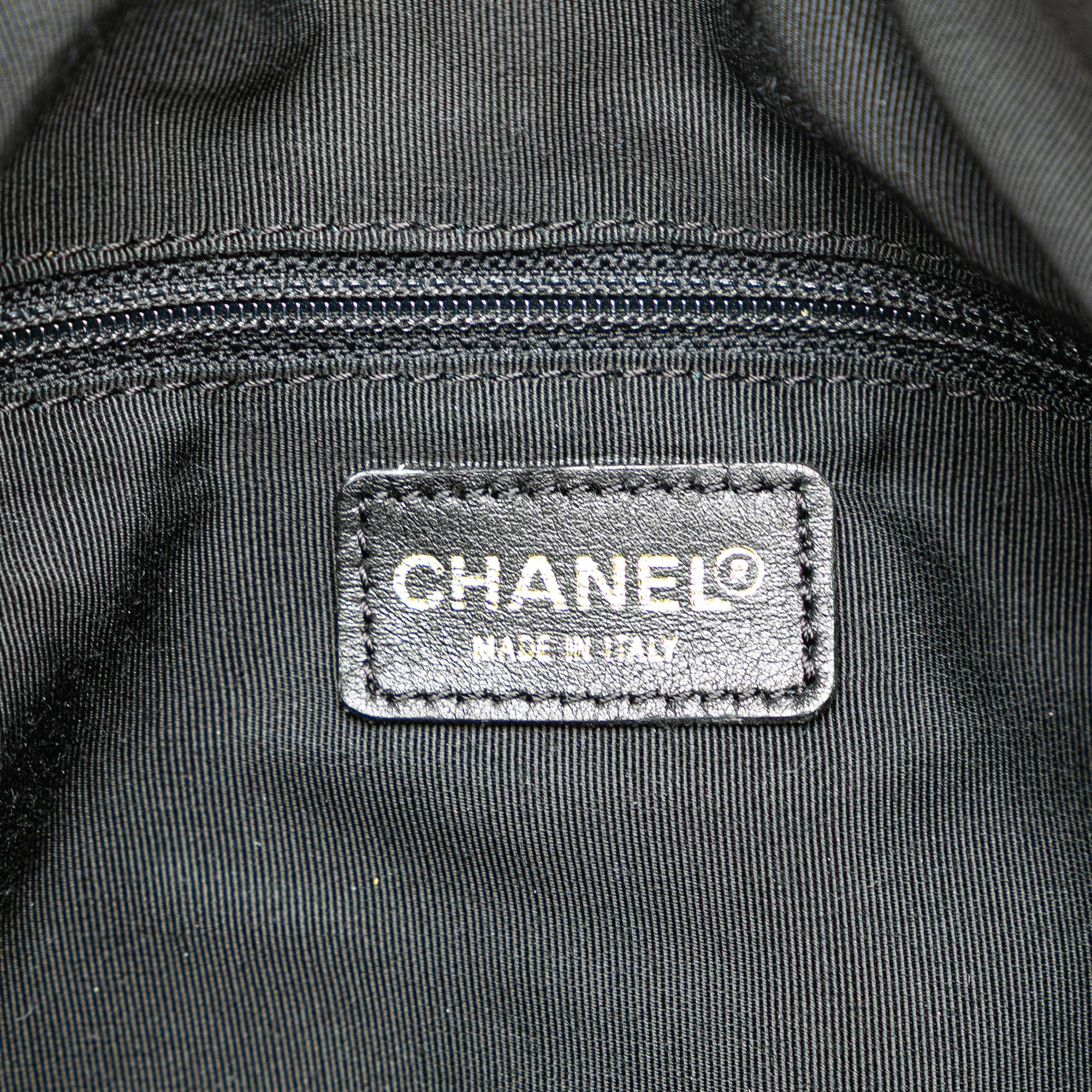 Chanel CC Choco Bar Lambskin Shoulder Bag