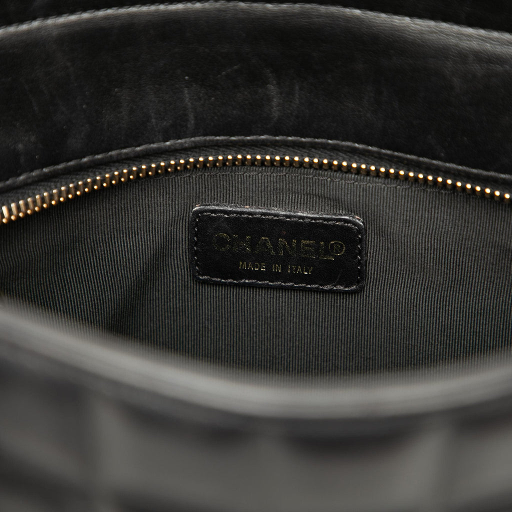 Chanel CC Choco Bar Lambskin Tote
