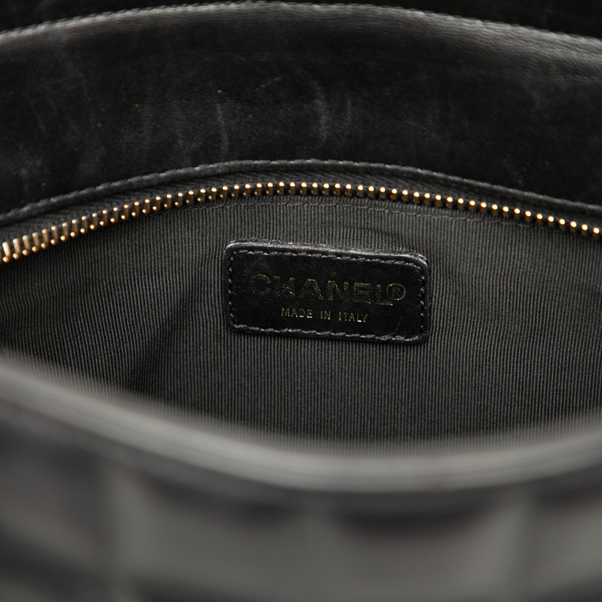 Chanel CC Choco Bar Lambskin Tote