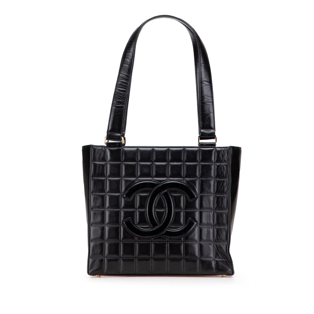 Chanel CC Choco Bar Lambskin Tote
