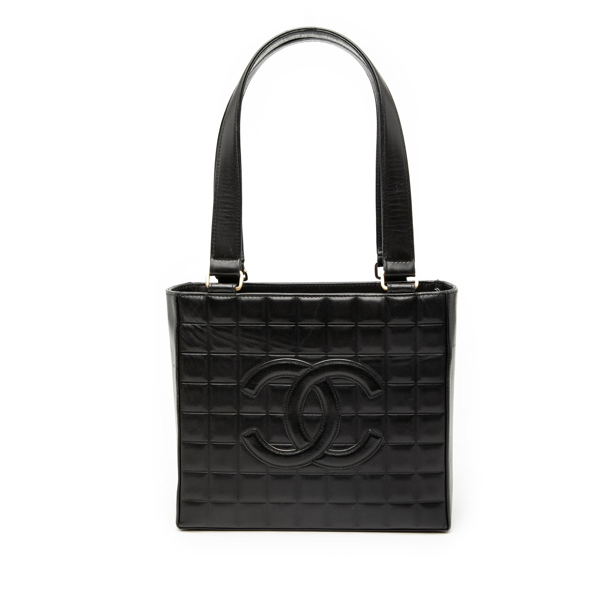 Chanel CC Choco Bar Lambskin Tote