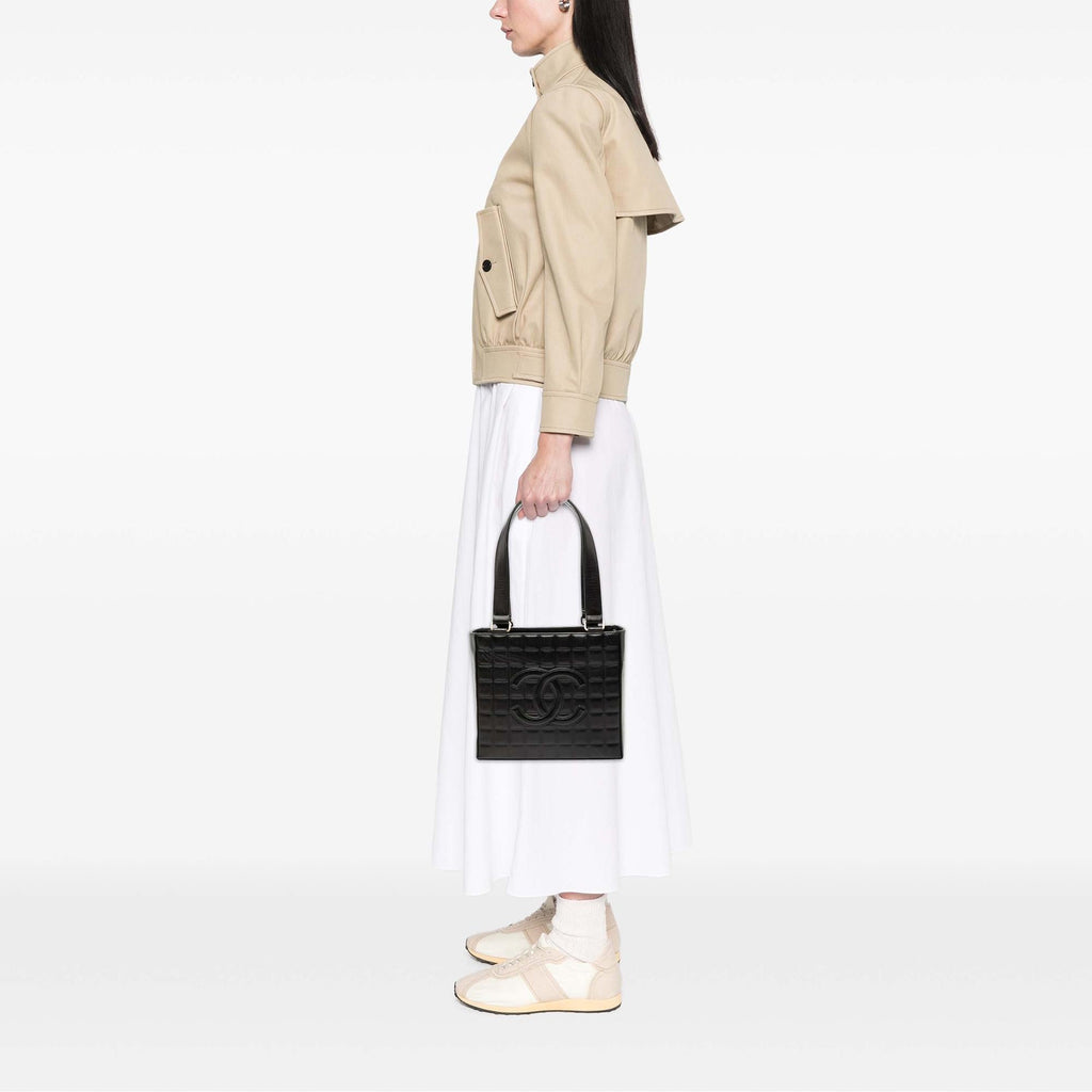 Chanel CC Choco Bar Lambskin Tote