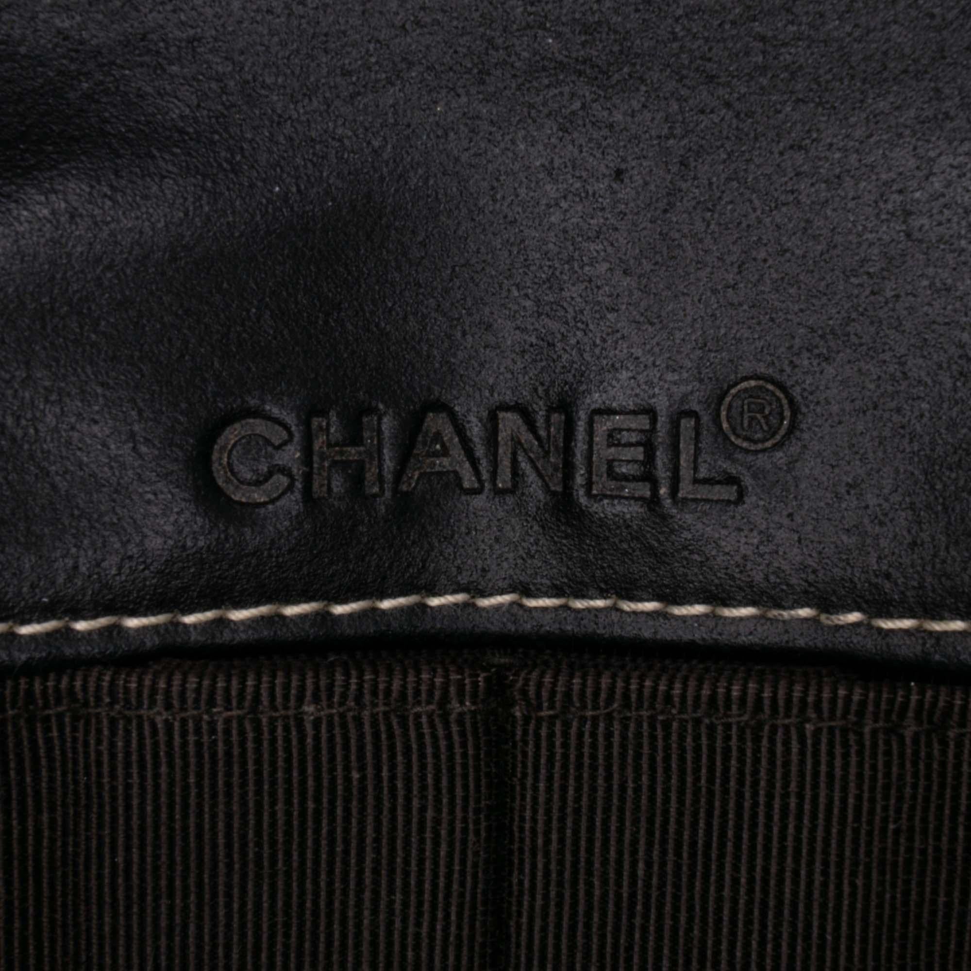 Chanel CC Chocolate Bar Denim East West Flap