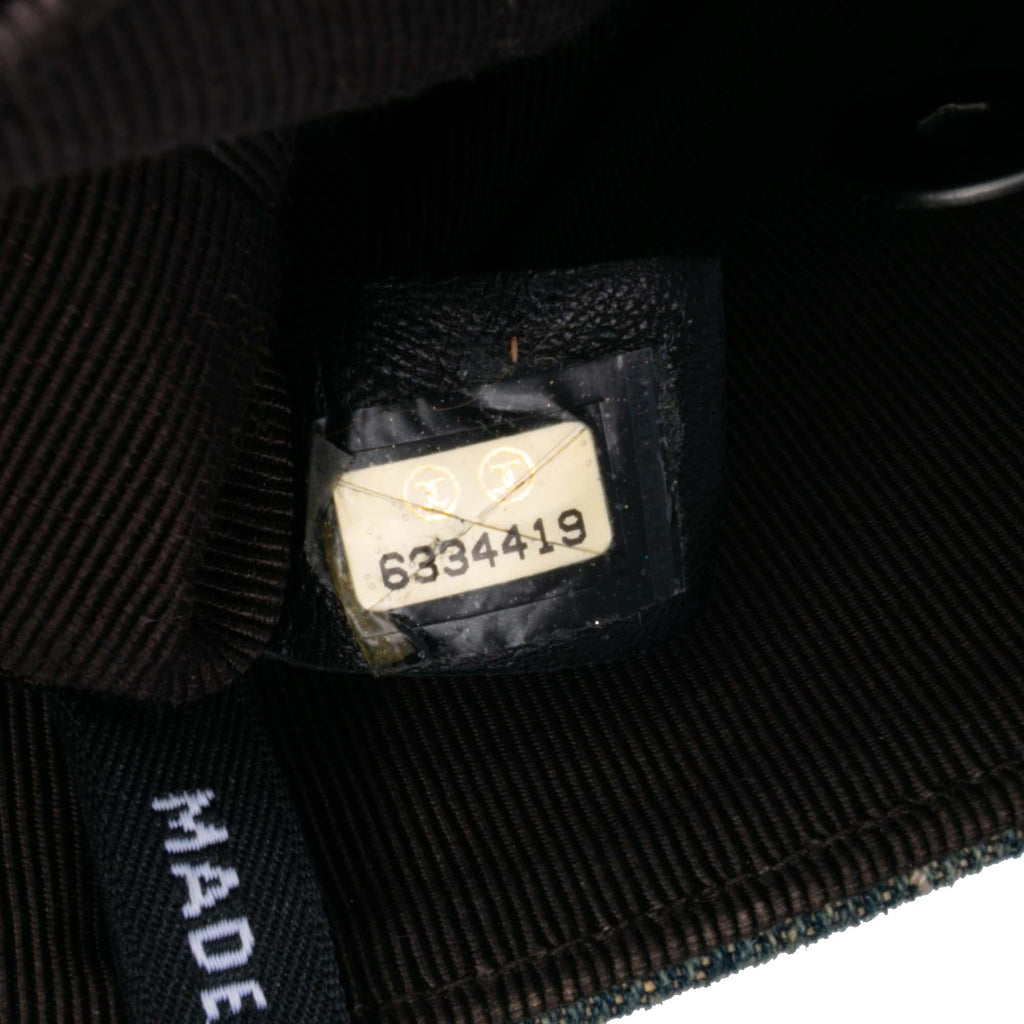 Chanel CC Chocolate Bar Denim East West Flap