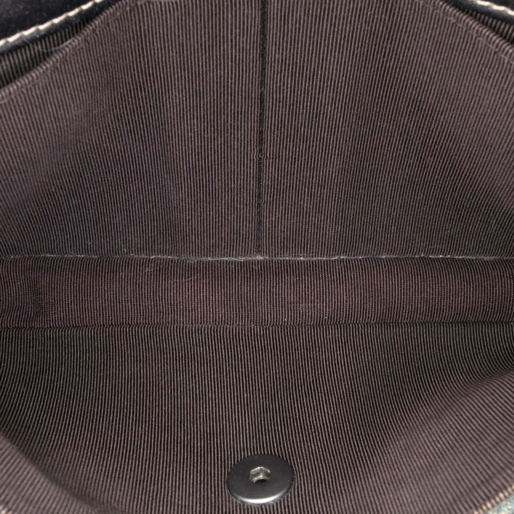 Chanel CC Chocolate Bar Denim East West Flap