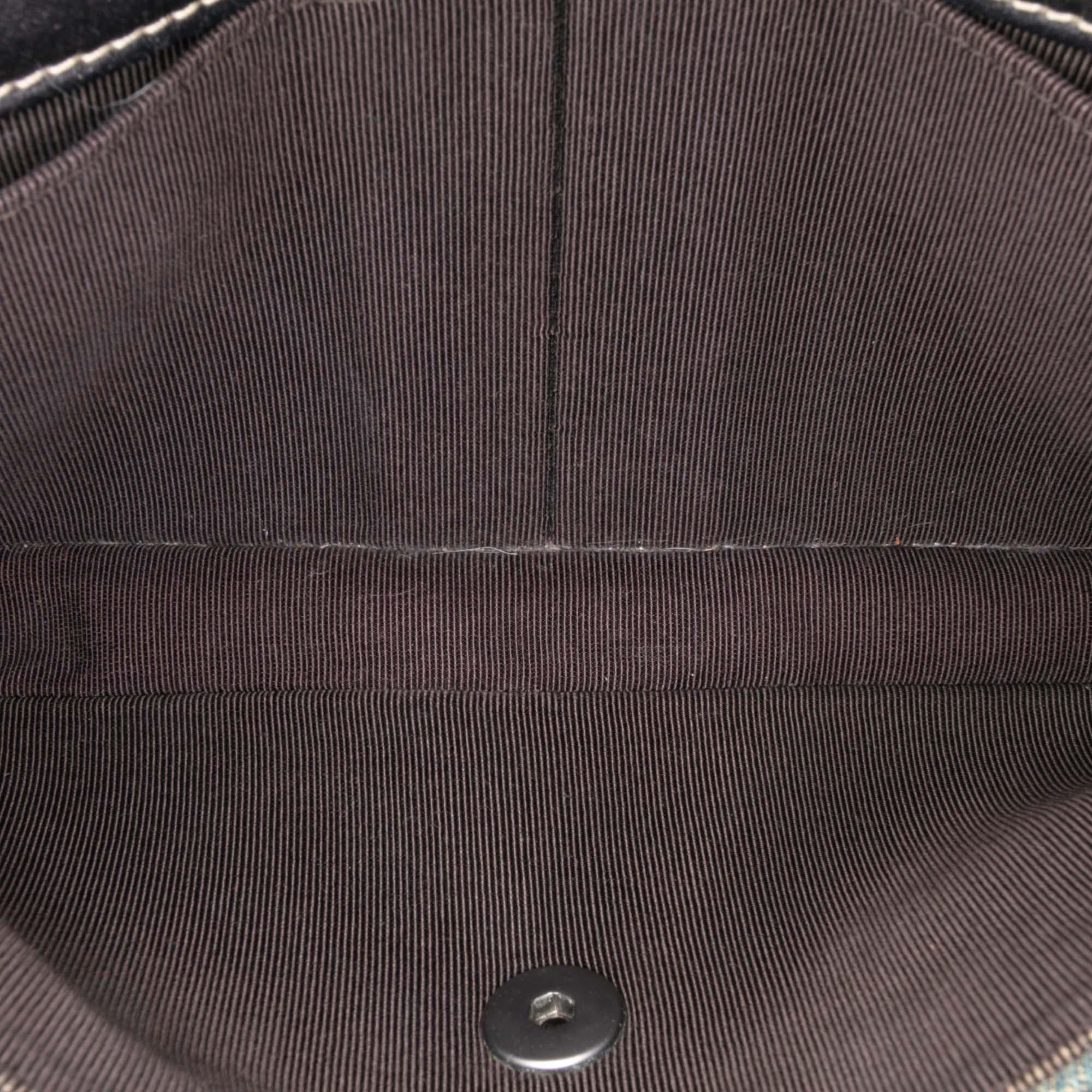Chanel CC Chocolate Bar Denim East West Flap