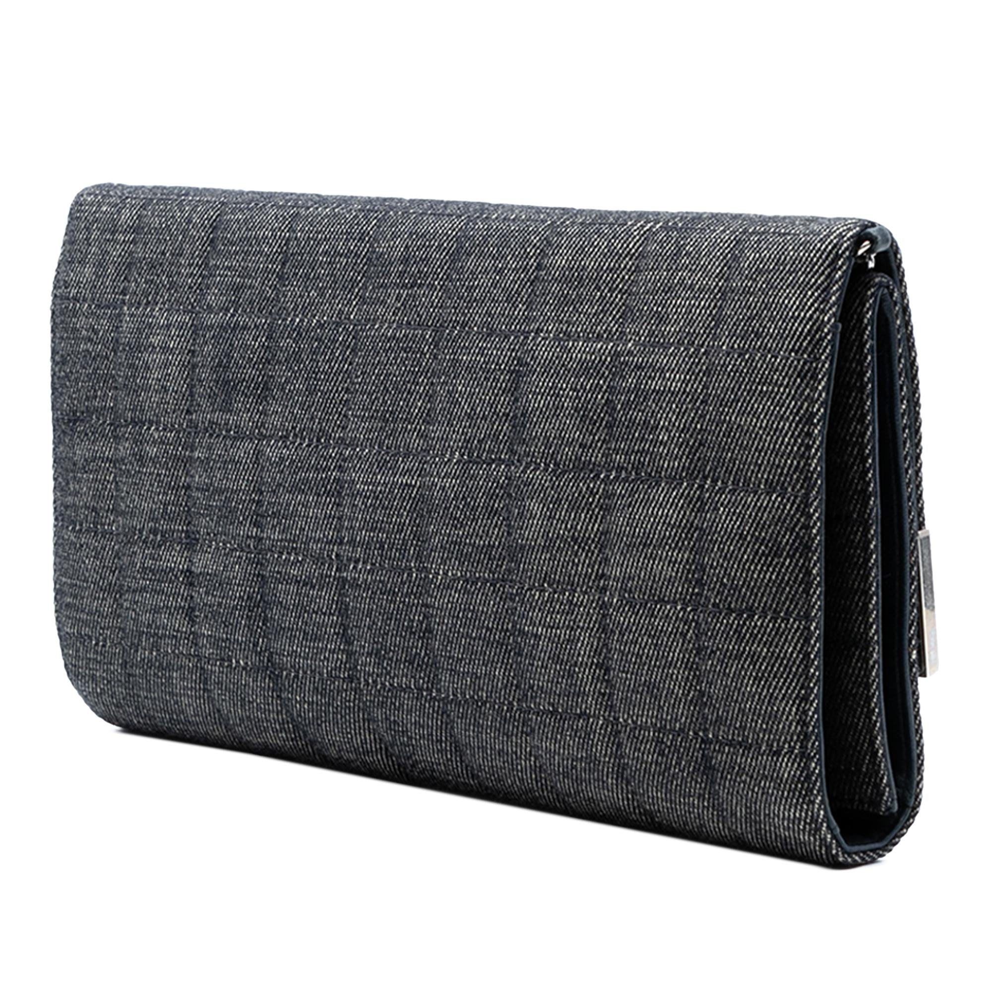 Chanel CC Chocolate Bar Denim Flap