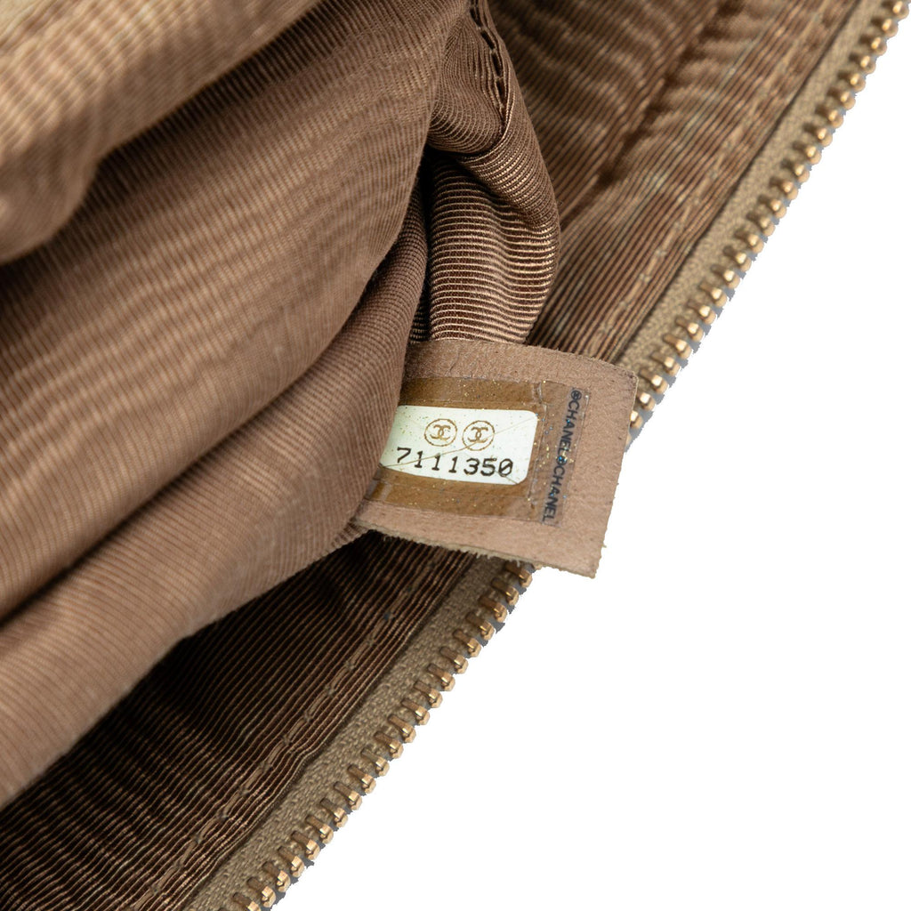 Chanel CC Chocolate Bar Denim Flap