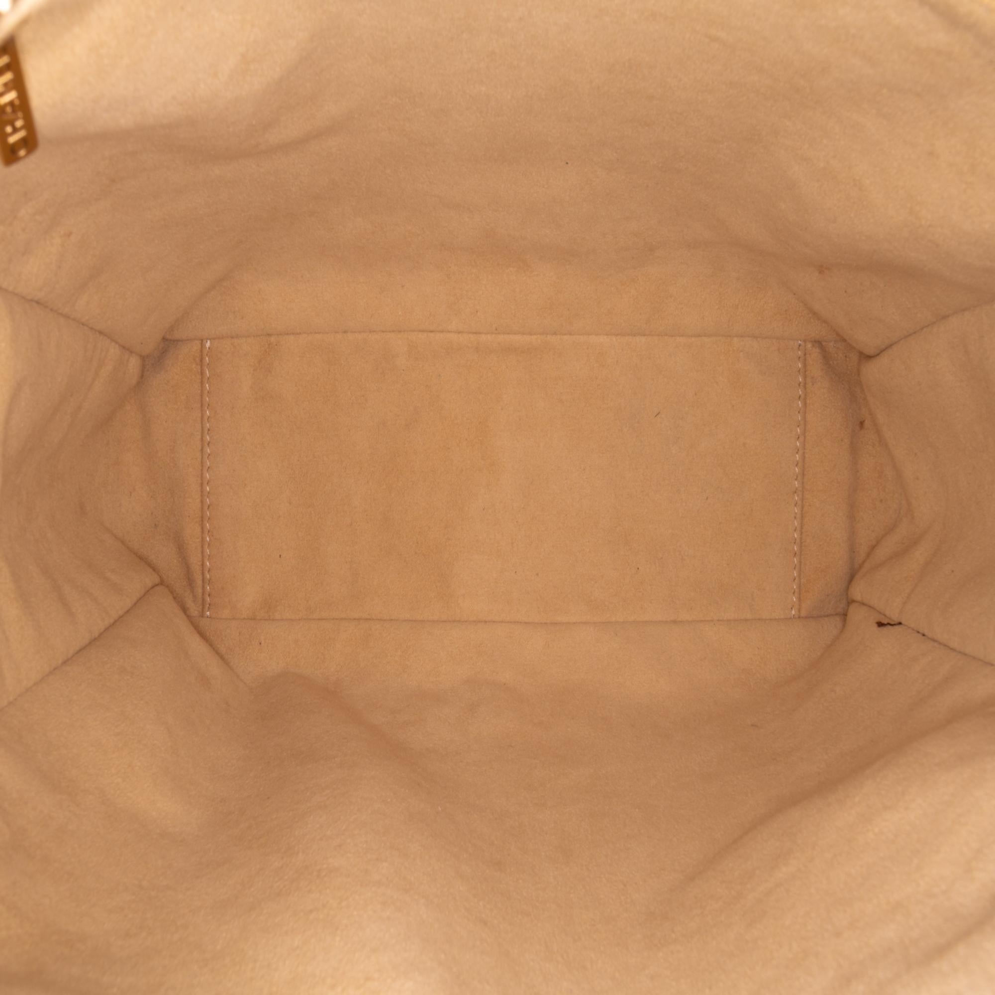 Chanel CC Chocolate Bar Jersey Tote