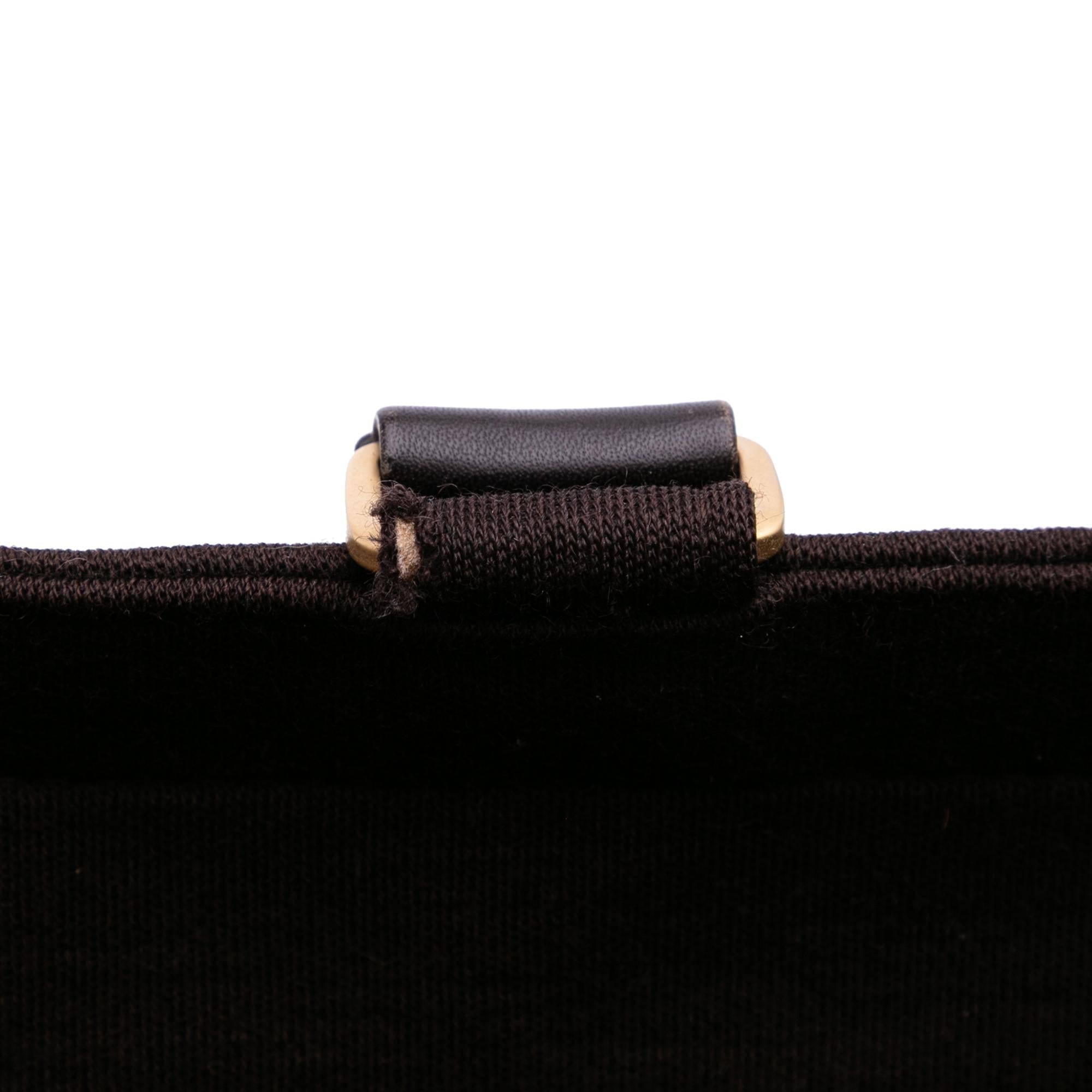 Chanel CC Chocolate Bar Jersey Tote