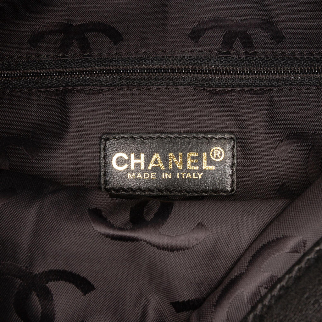 Chanel CC Chocolate Bar Lambskin Fold Down Envelope Shoulder Bag