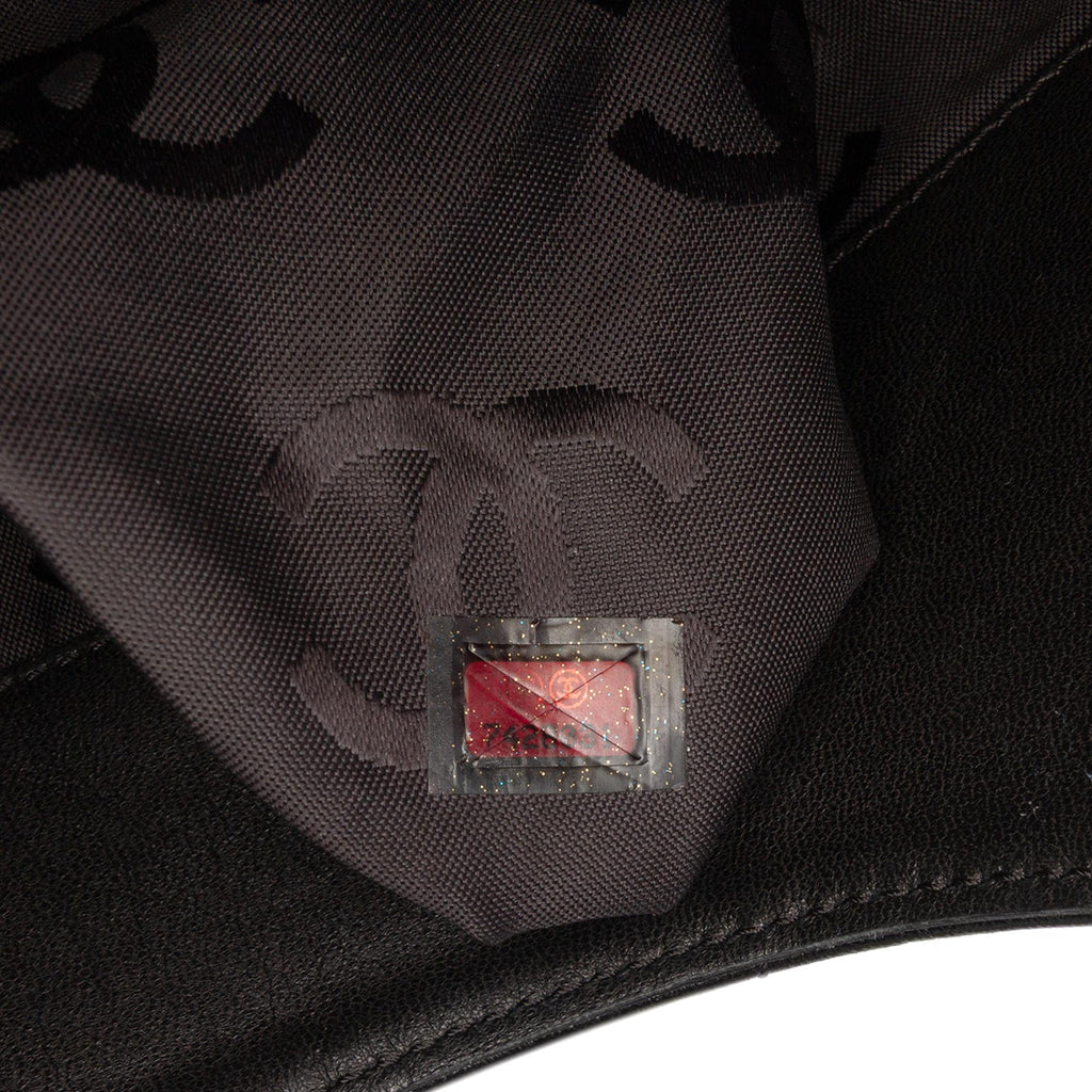 Chanel CC Chocolate Bar Lambskin Fold Down Envelope Shoulder Bag