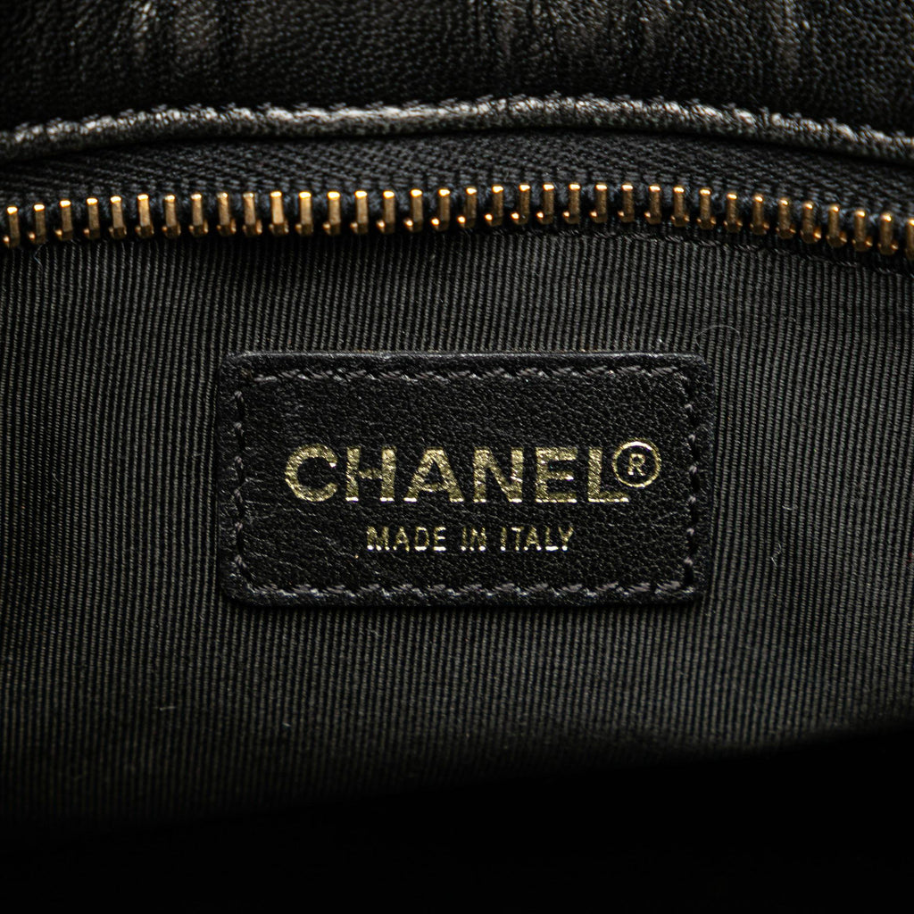 Chanel CC Chocolate Bar Lambskin Tote