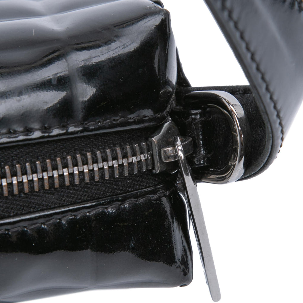 Chanel CC Chocolate Bar Patent Shoulder Bag