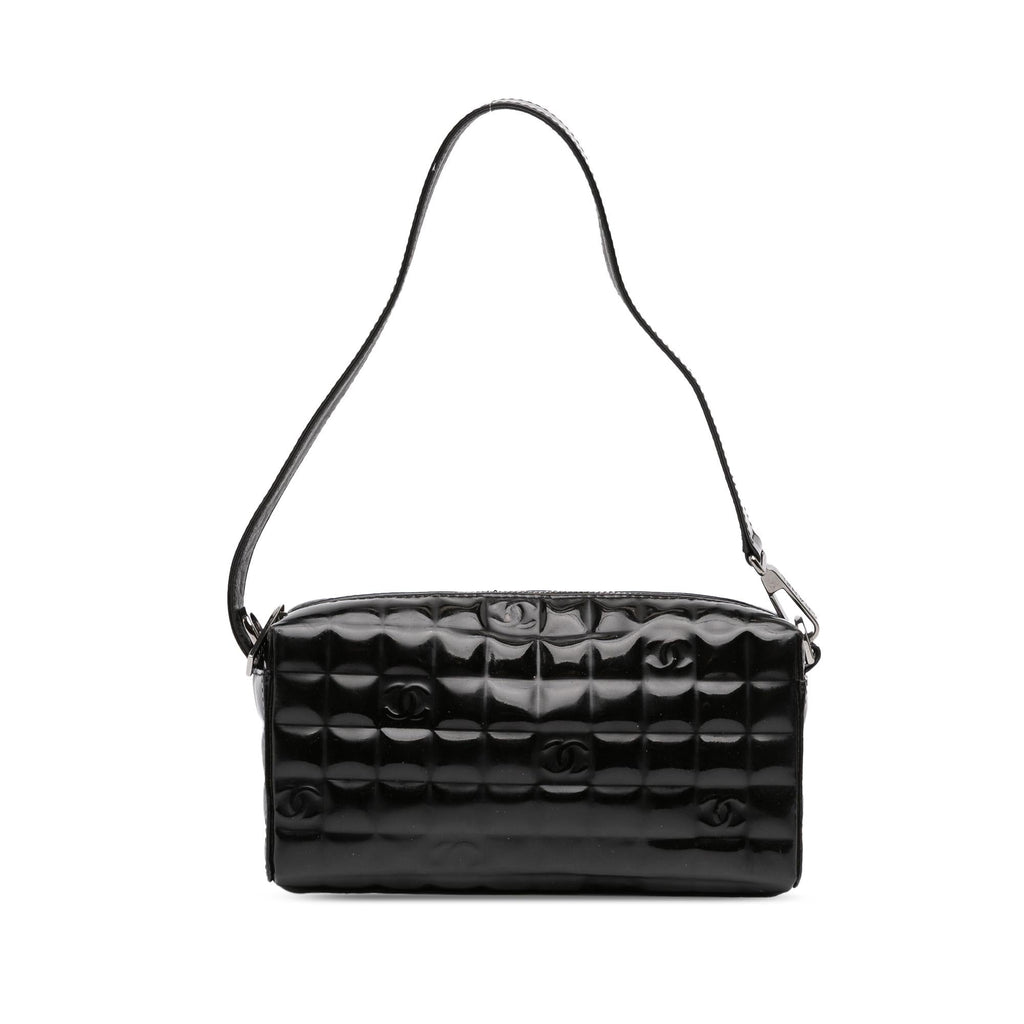 Chanel CC Chocolate Bar Patent Shoulder Bag