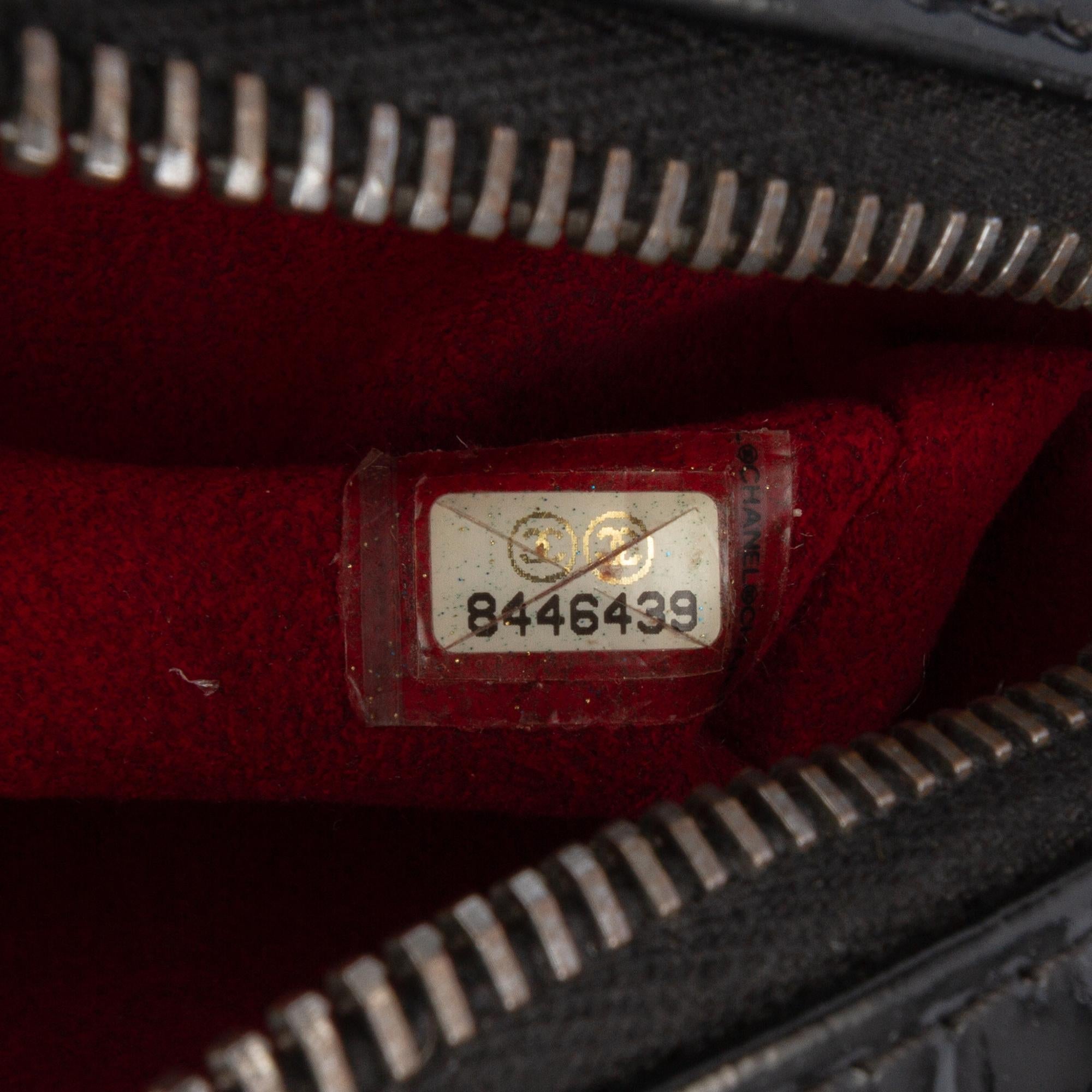 Chanel CC Chocolate Bar Patent Shoulder Bag