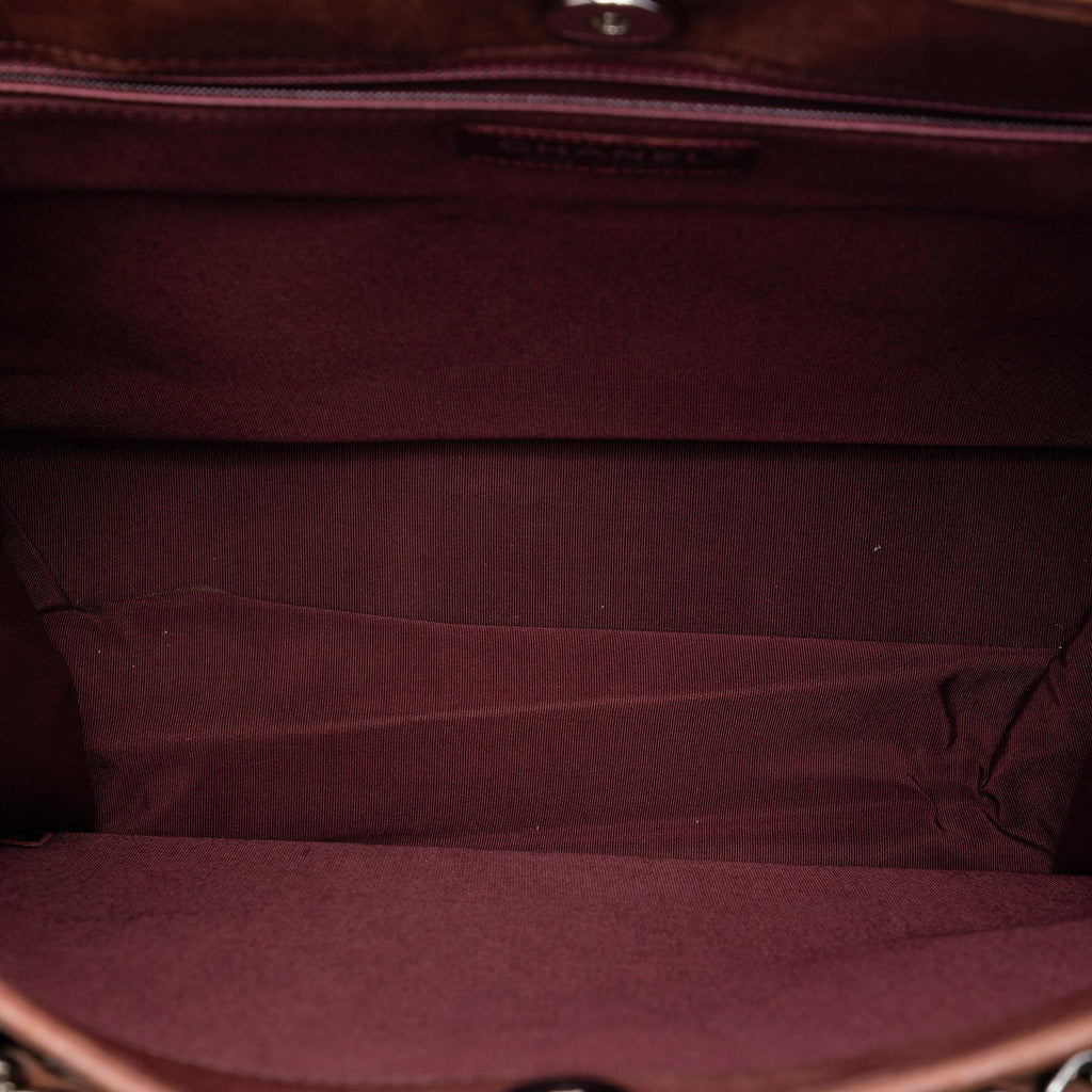 Chanel CC Chocolate Bar Patent Tote