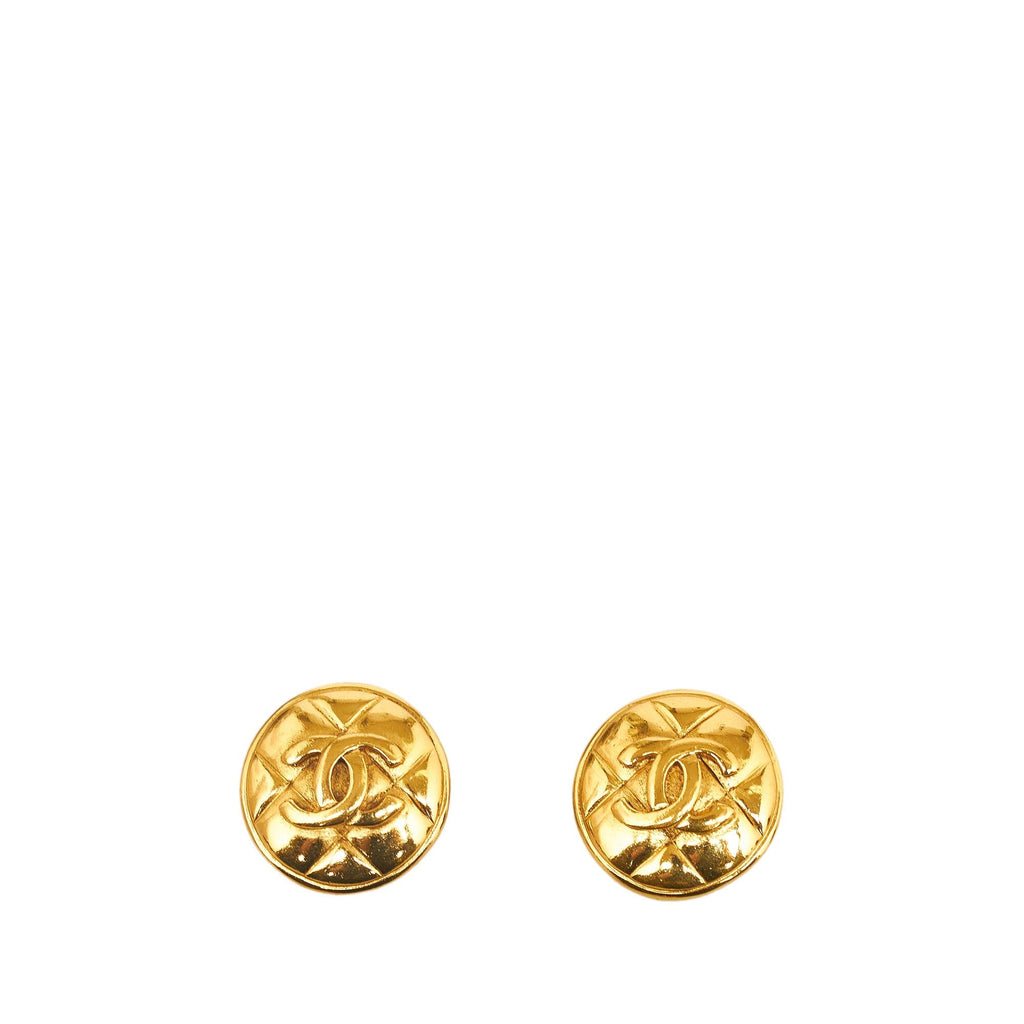 Chanel CC Clip On Earrings (SHG-7AUyXr)