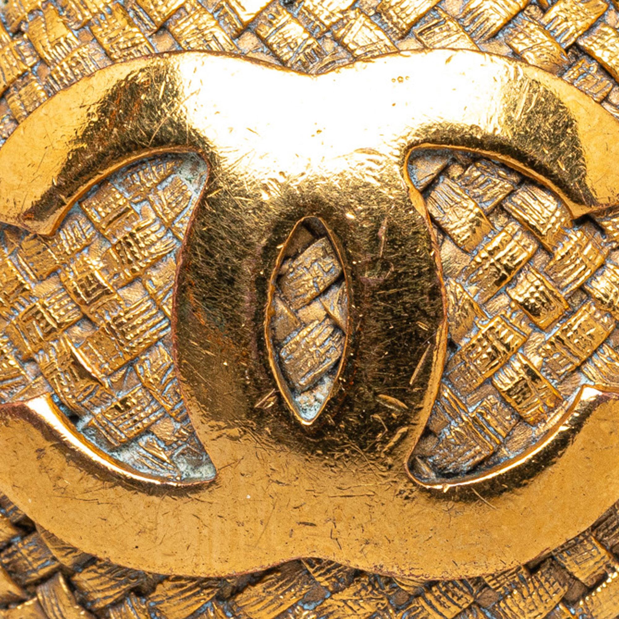 Chanel CC Clip On Earrings (SHG-FseyoQ)