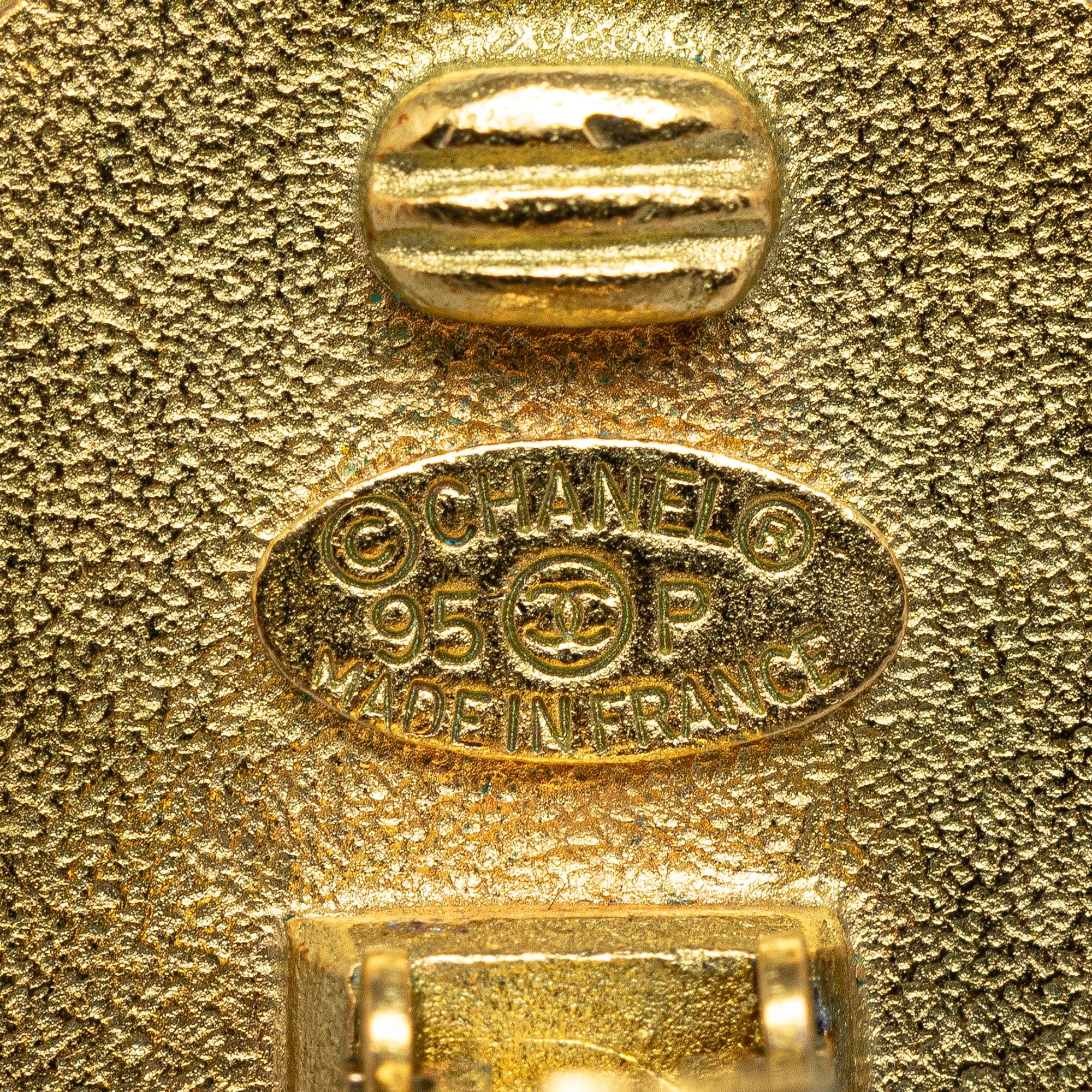 Chanel CC Clip On Earrings