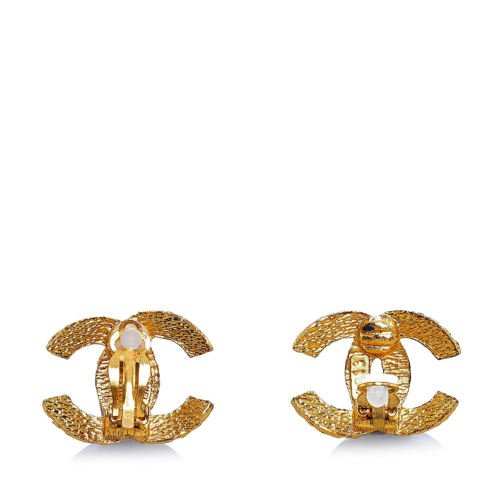 Chanel CC Clip-on Earrings (SHG-83E6SC)