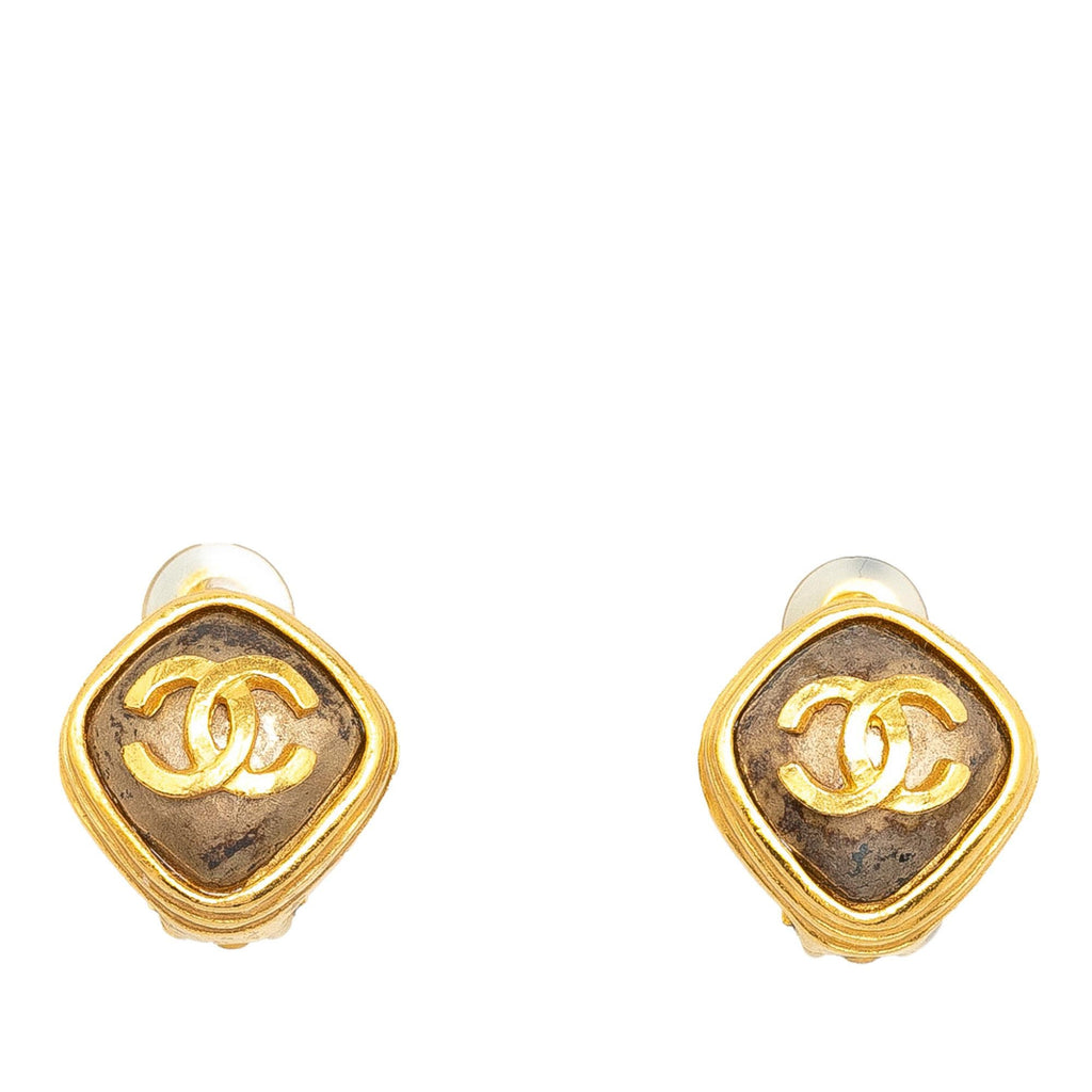 Chanel CC Clip on Earrings (SHG-o61wmG)