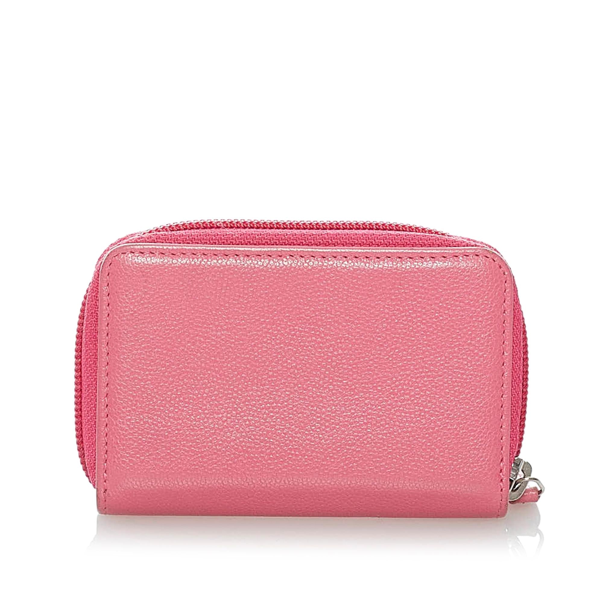 Chanel CC Clover Leather Coin Pouch (SHG-31041)