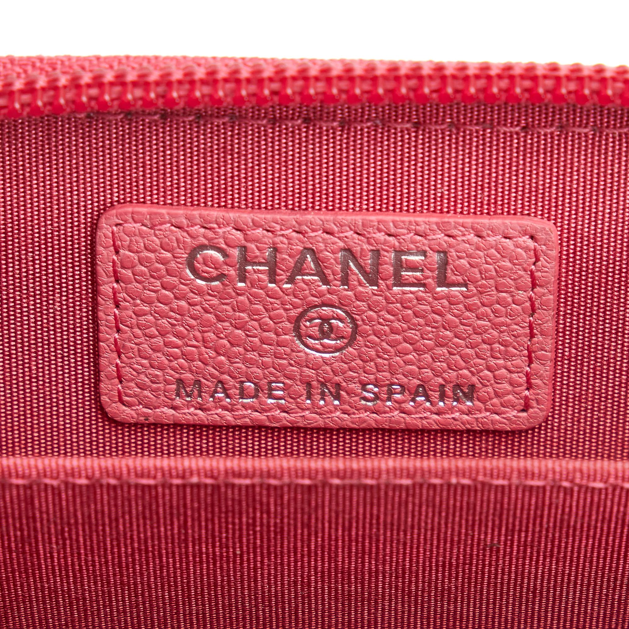 Chanel CC Clover Leather Coin Pouch (SHG-31041)