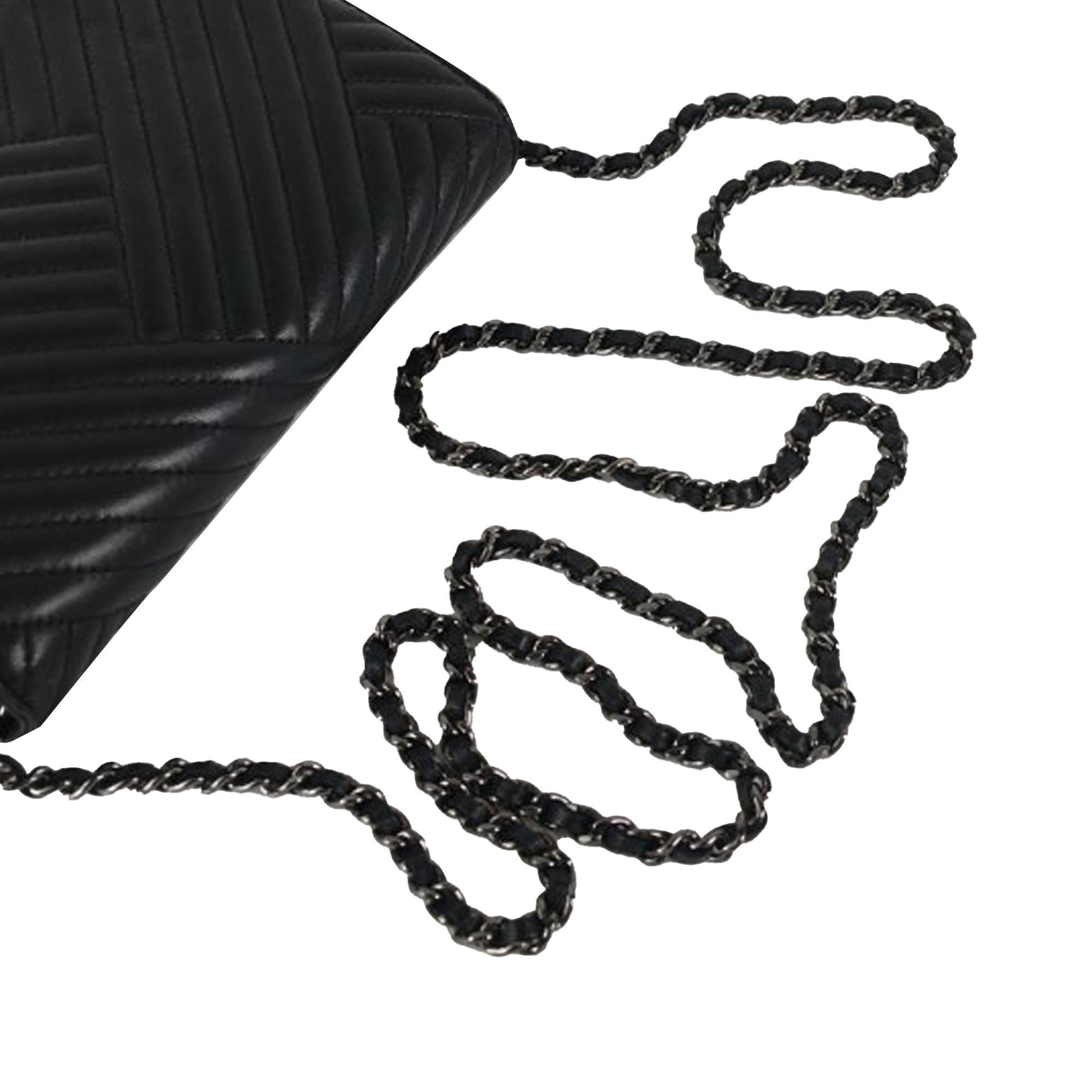 Chanel CC Crossing Wallet on Chain (SHG-PFbWdZ)