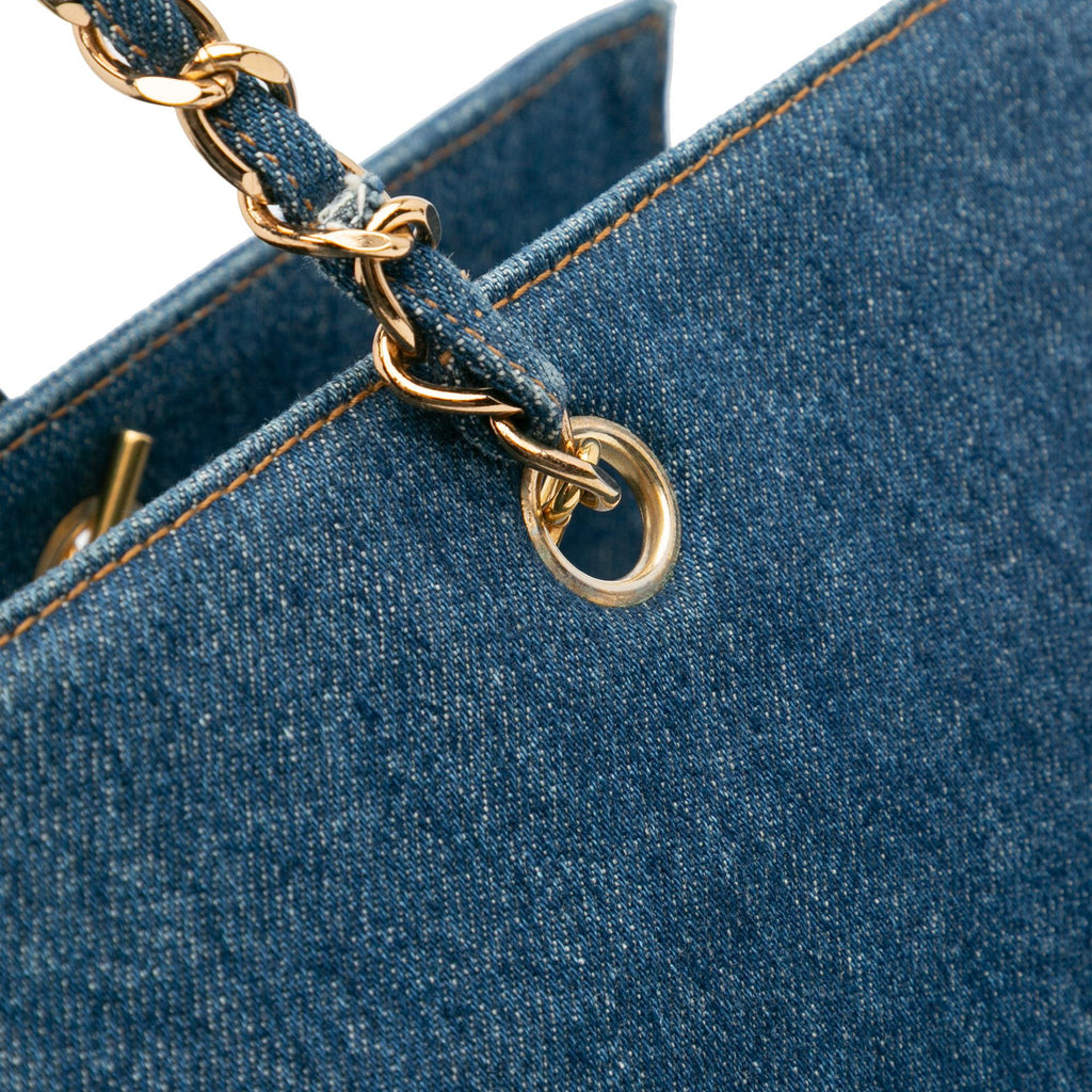 Chanel CC Denim Chain Tote