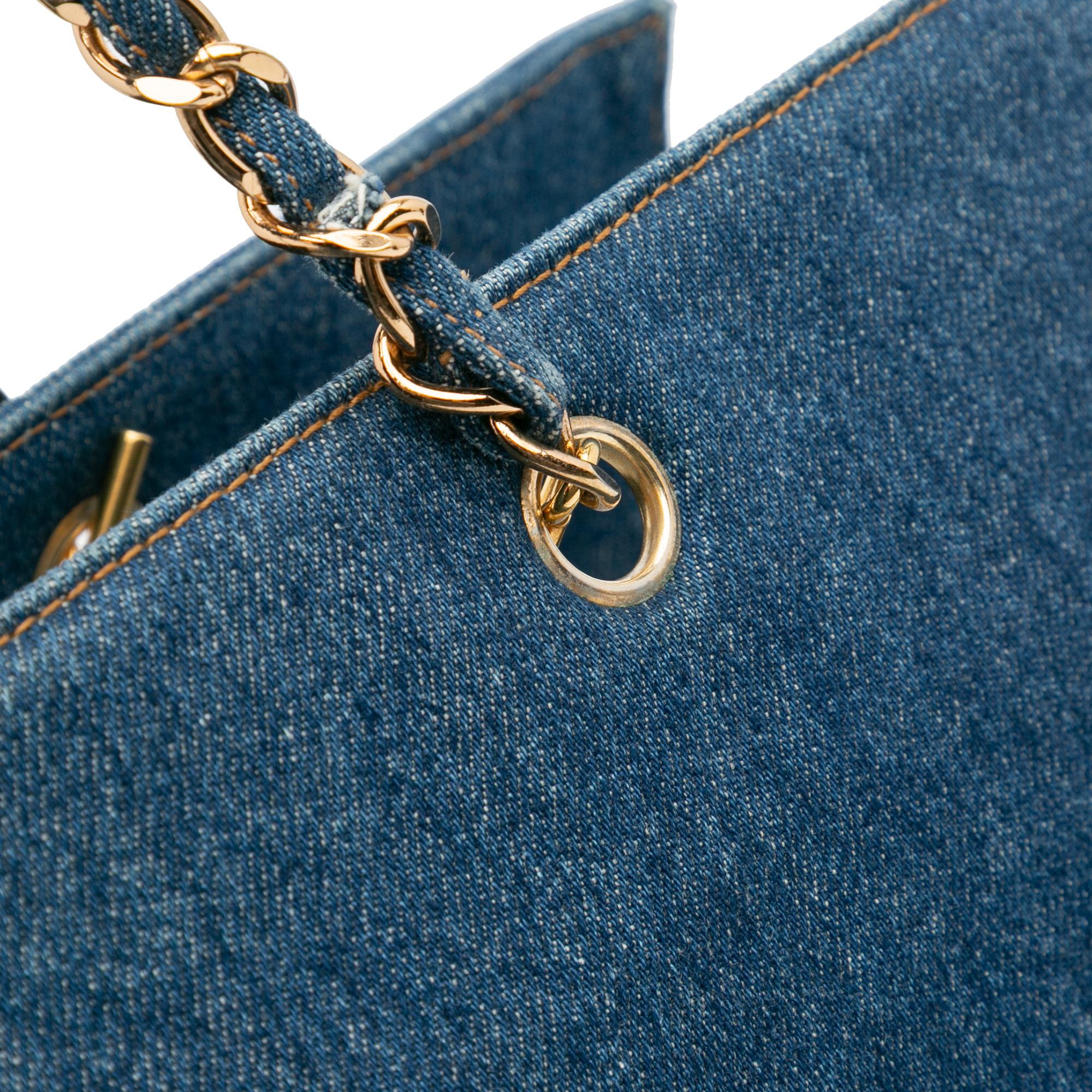 Chanel CC Denim Chain Tote