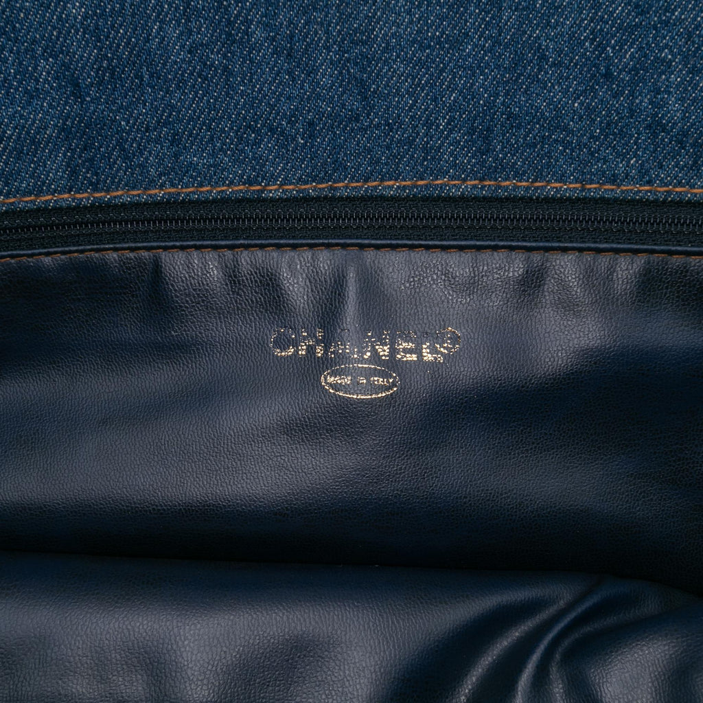 Chanel CC Denim Chain Tote